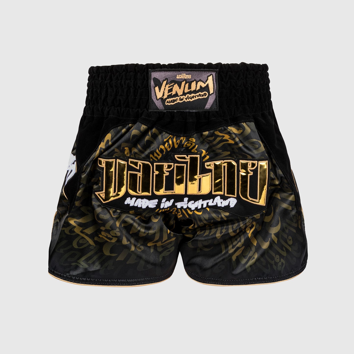 Venum Attack Pantaloncini da Muay Thai - Nero/Oro