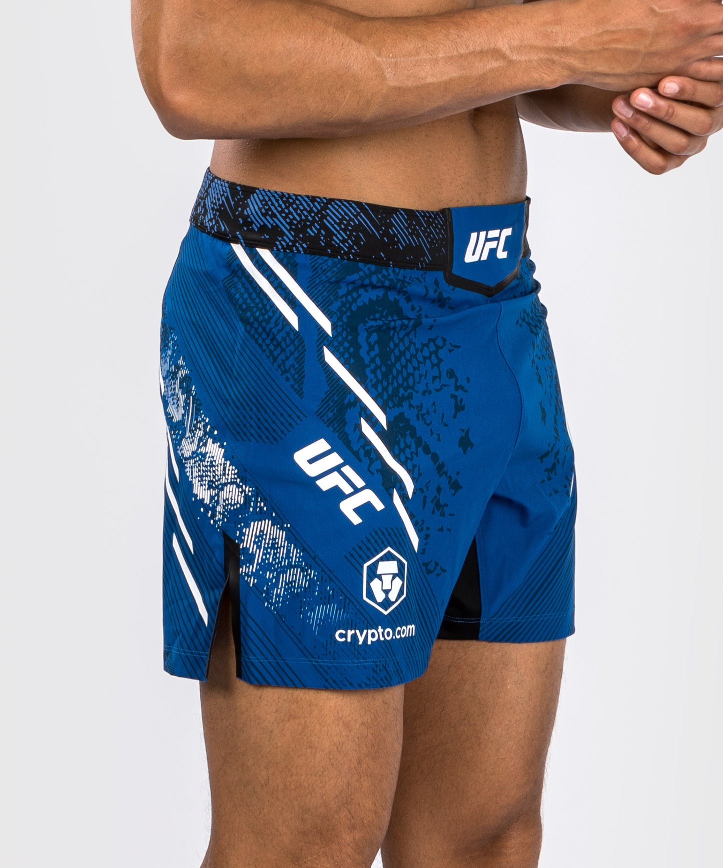 Pantaloncini da combattimento UFC Adrenaline by Venum personalizzati Authentic Fight Night Uomo - Short Fit - Blu