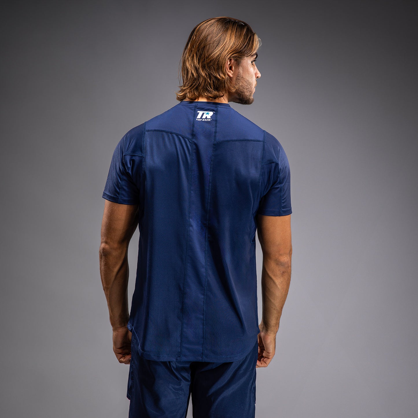 Venum x Top Rank Original Maglietta Dry tech da Uomo - Blu Navy