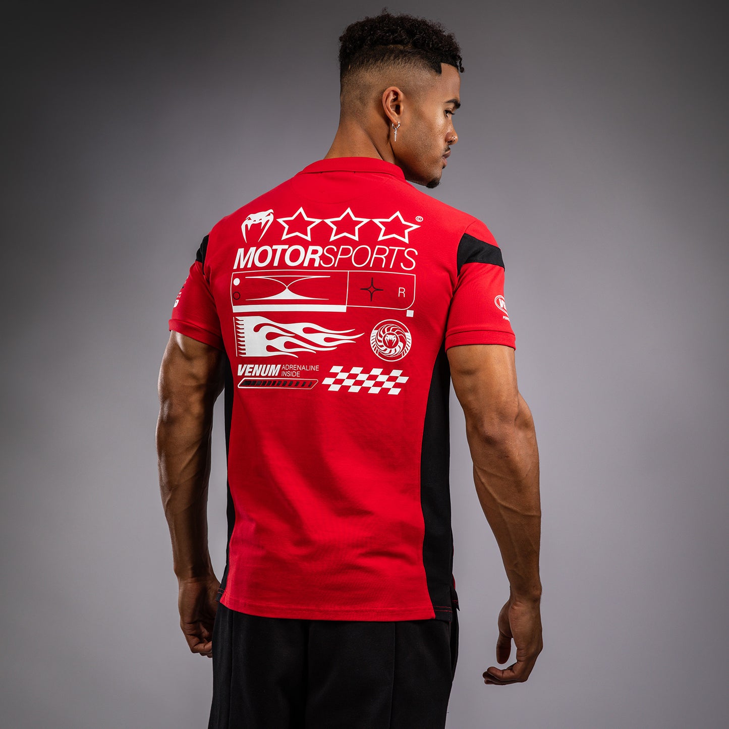 Venum Motorsport Polo in Cotone - Rosso Racer