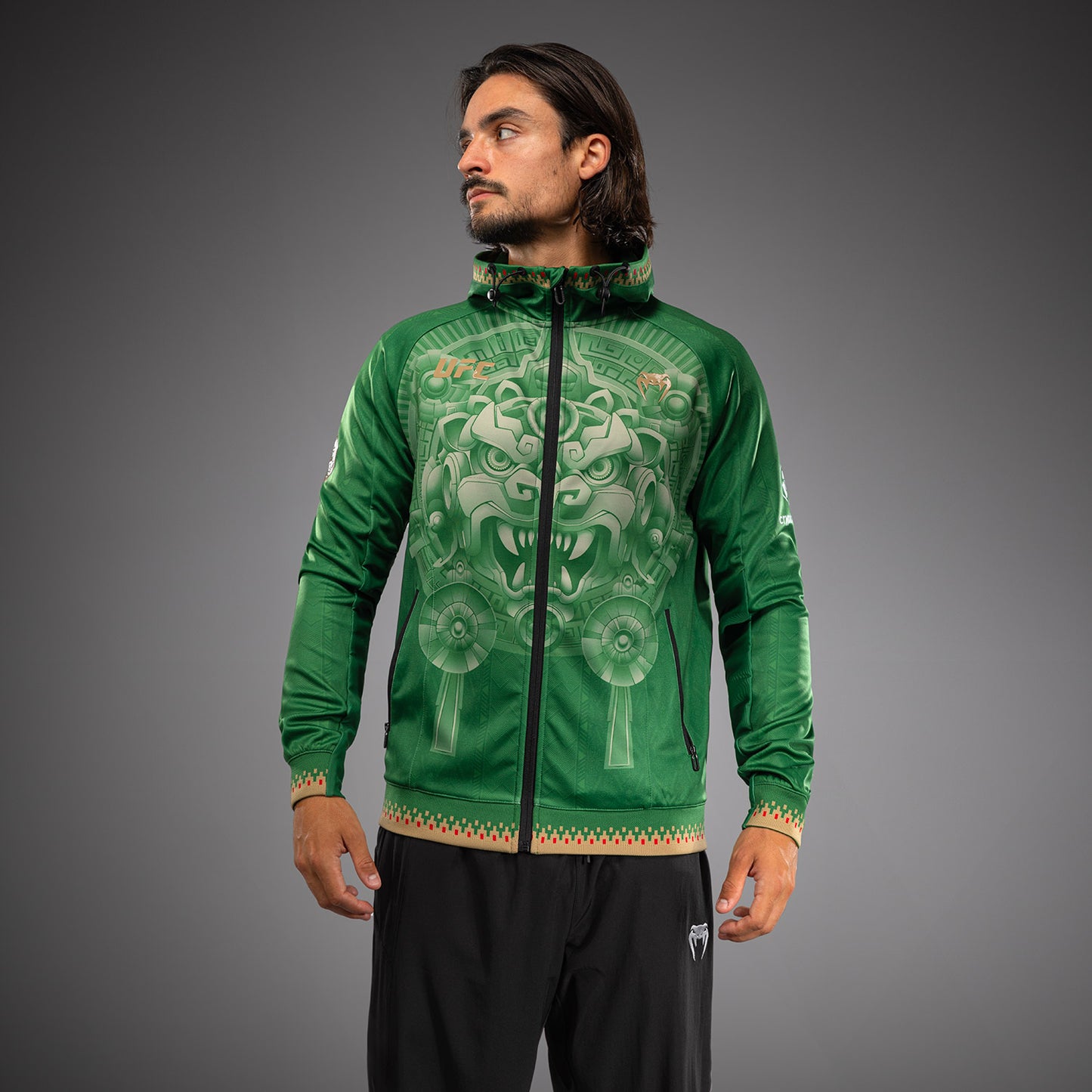Noche UFC 2.0 By Venum Authentic Fight Night Felpa con cappuccio - Verde