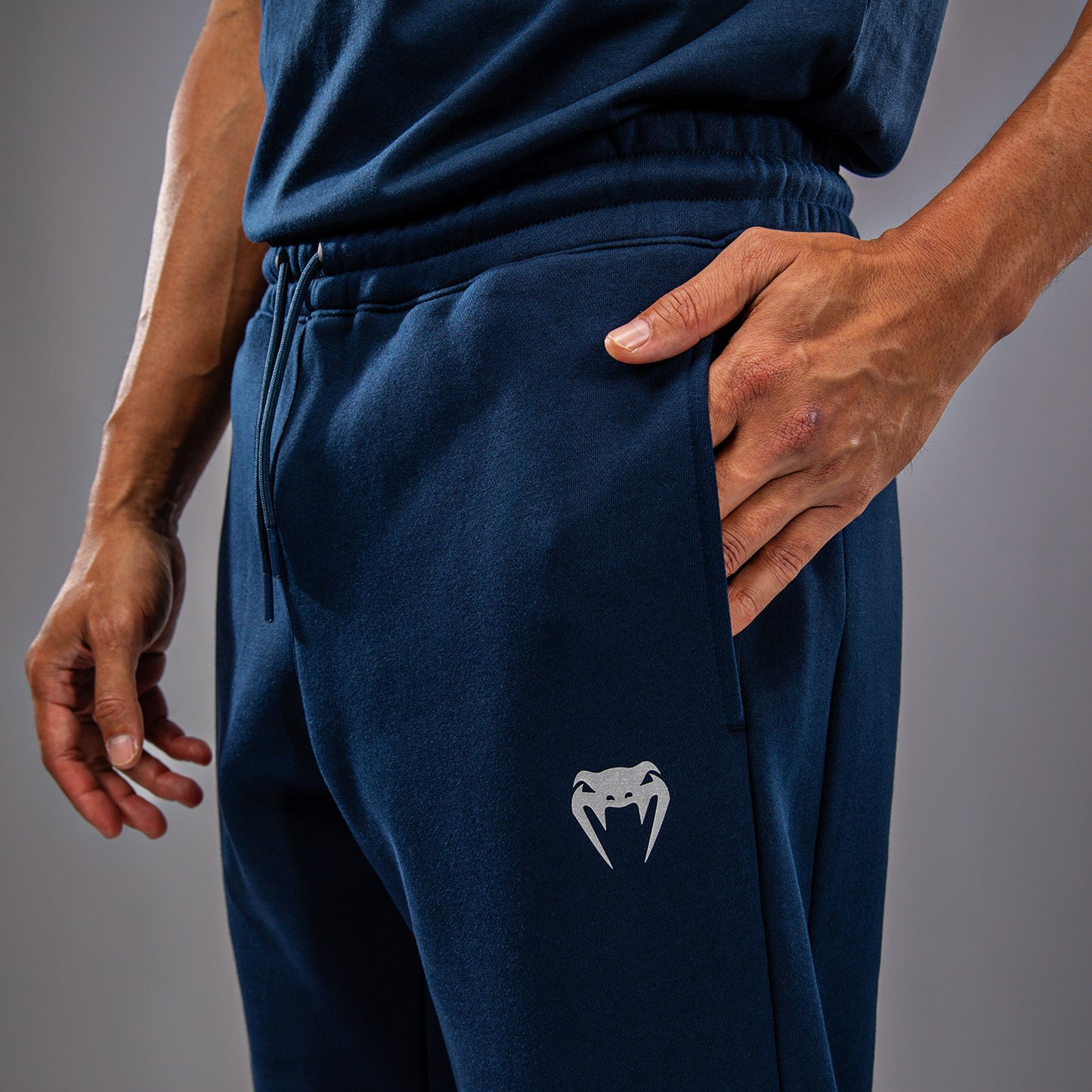 UFC Fusion by Venum Fight Week Pantaloni in Cotone per Uomo - Blu oceanico