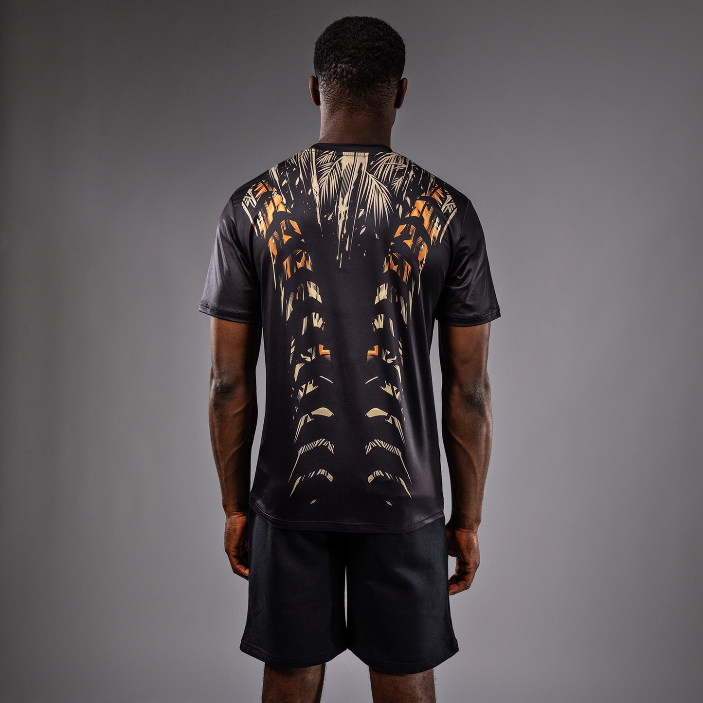 Venum Tiger Maglietta Uomo Dry-Tech - Nero/Arancione Neon