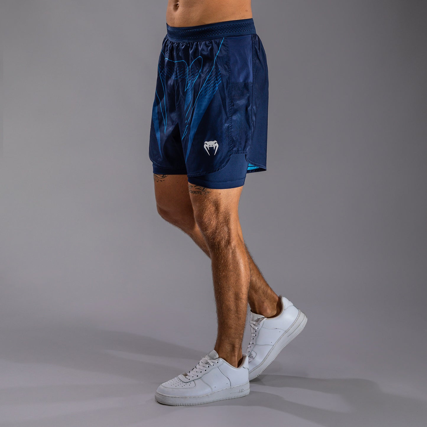 Venum x Top Rank Original Pantaloncini da Allenamento da Uomo - Blu Navy