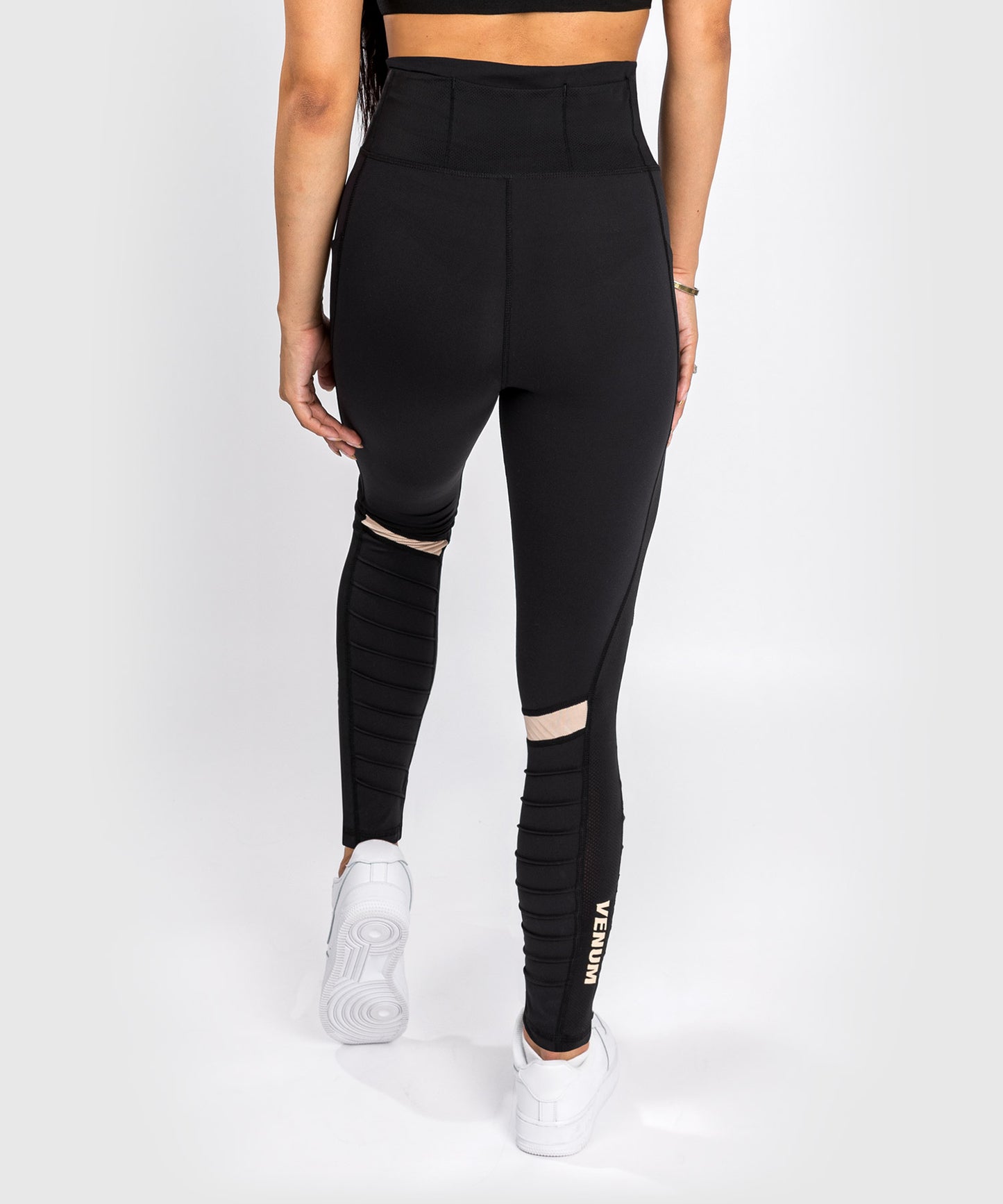 Leggings Moto Venum - Nero/Sabbia