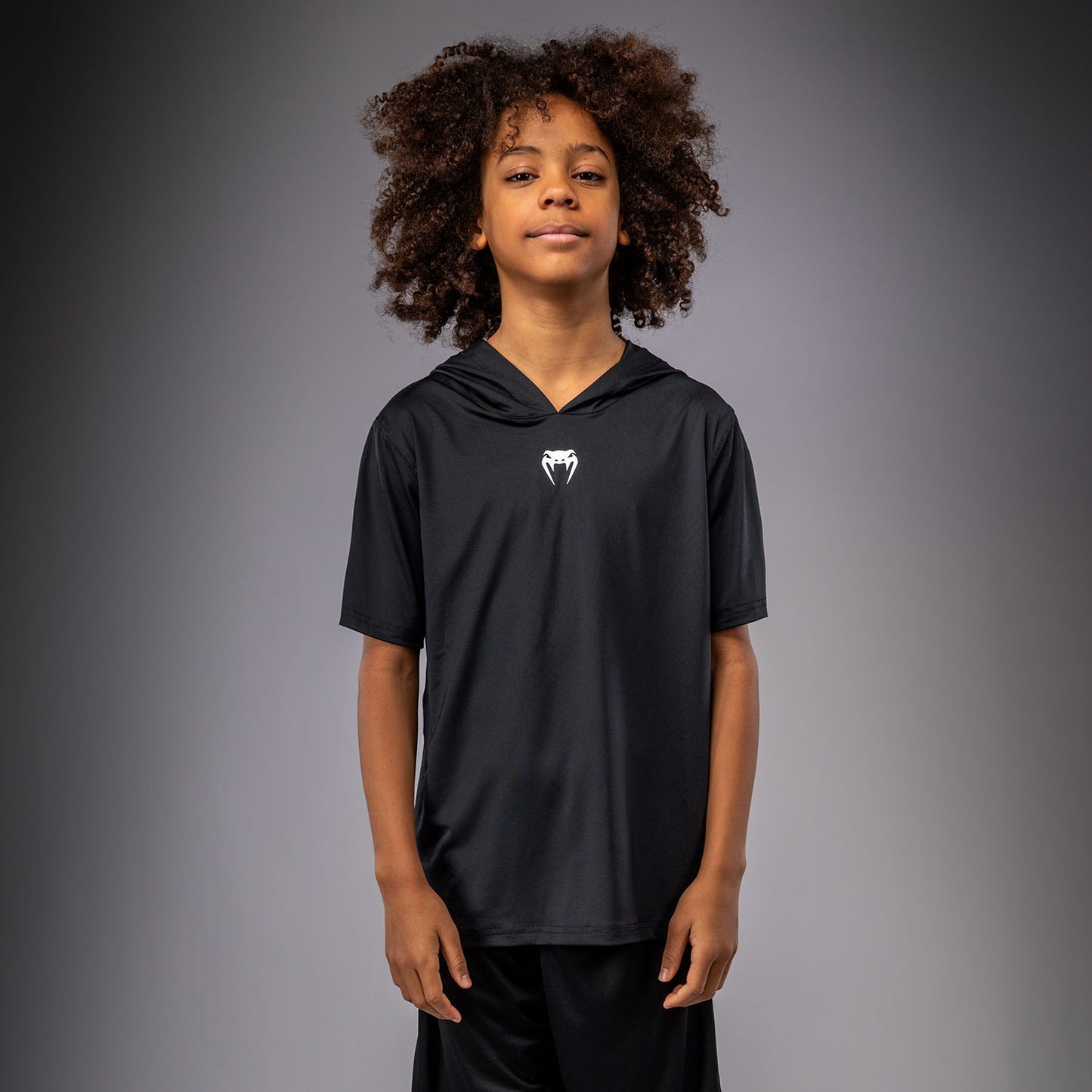 Venum Elite Felpa Dry-Tech a Maniche Corte per Bambini - Nero