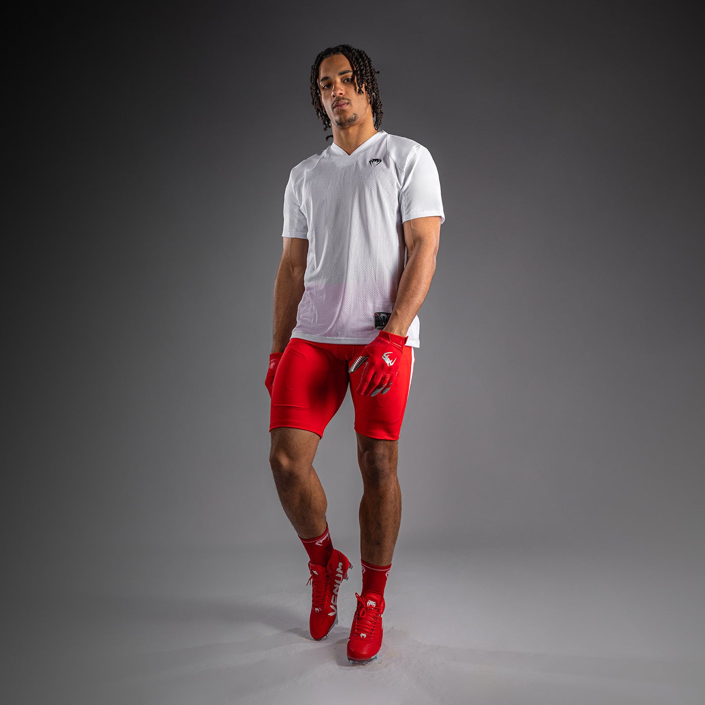 Venum Elite Football Pantaloncini a Compressione - Rosso