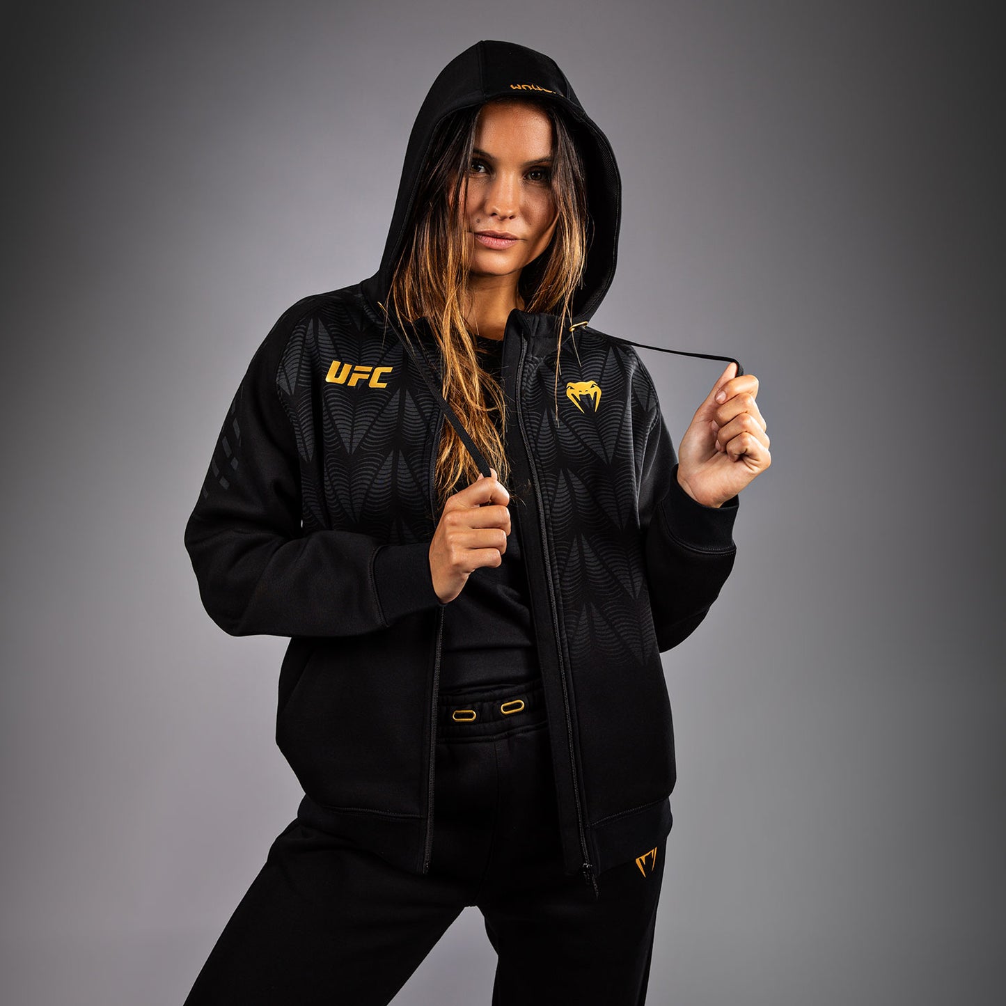 UFC Zenith by Venum Replica Felpa con zip Donna - Champion
