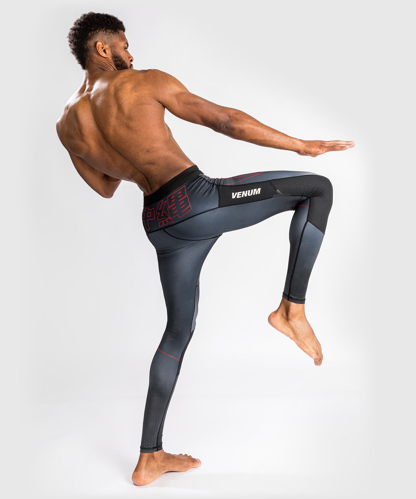 Pantaloni a compressione Venum Okinawa 3.0 - Nero/Rosso