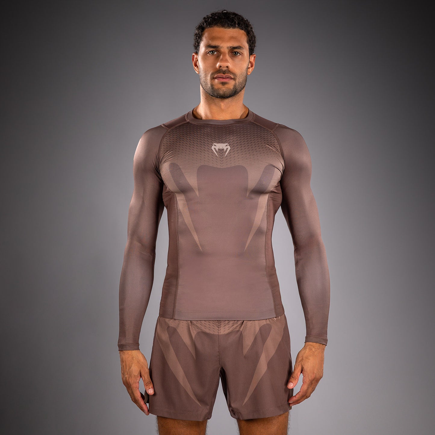 Venum No Gi Rashguards - Marrone Cioccolato
