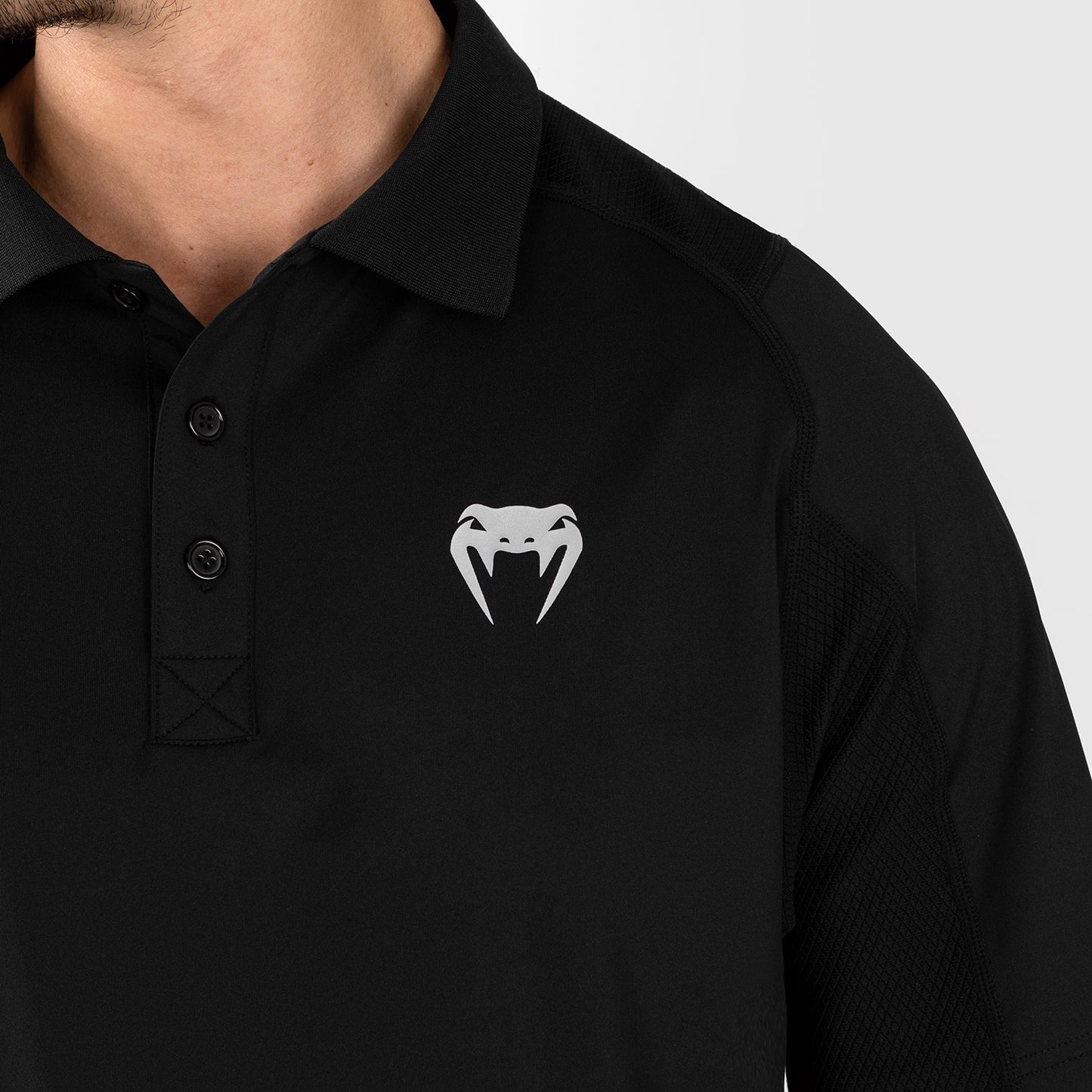 UFC Venum Performance Institute 2.0 Polo - Nero/Rosso