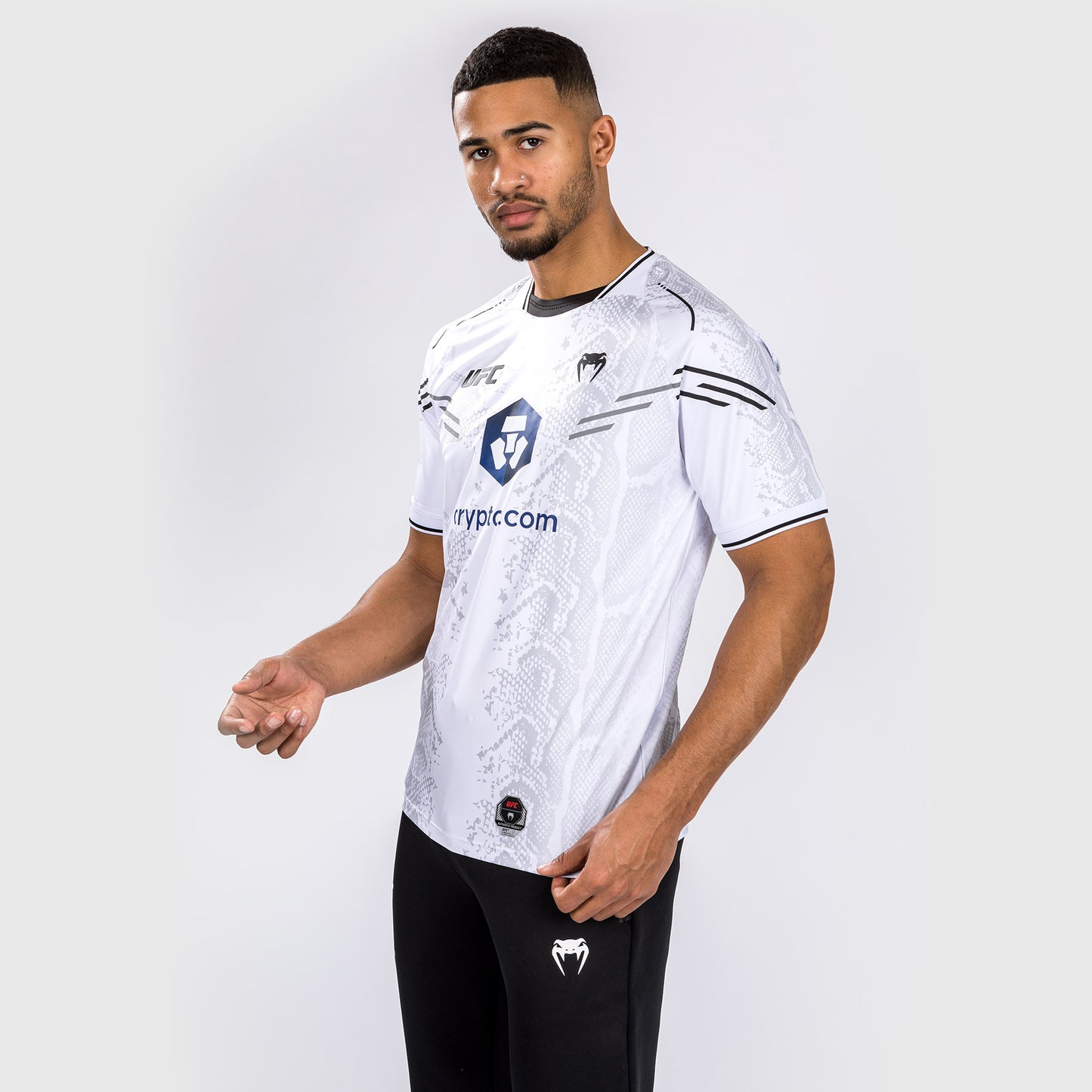 UFC Adrenaline by Venum Authentic Fight Night Maglia Dry Tech Personalizzata da Uomo - Bianco