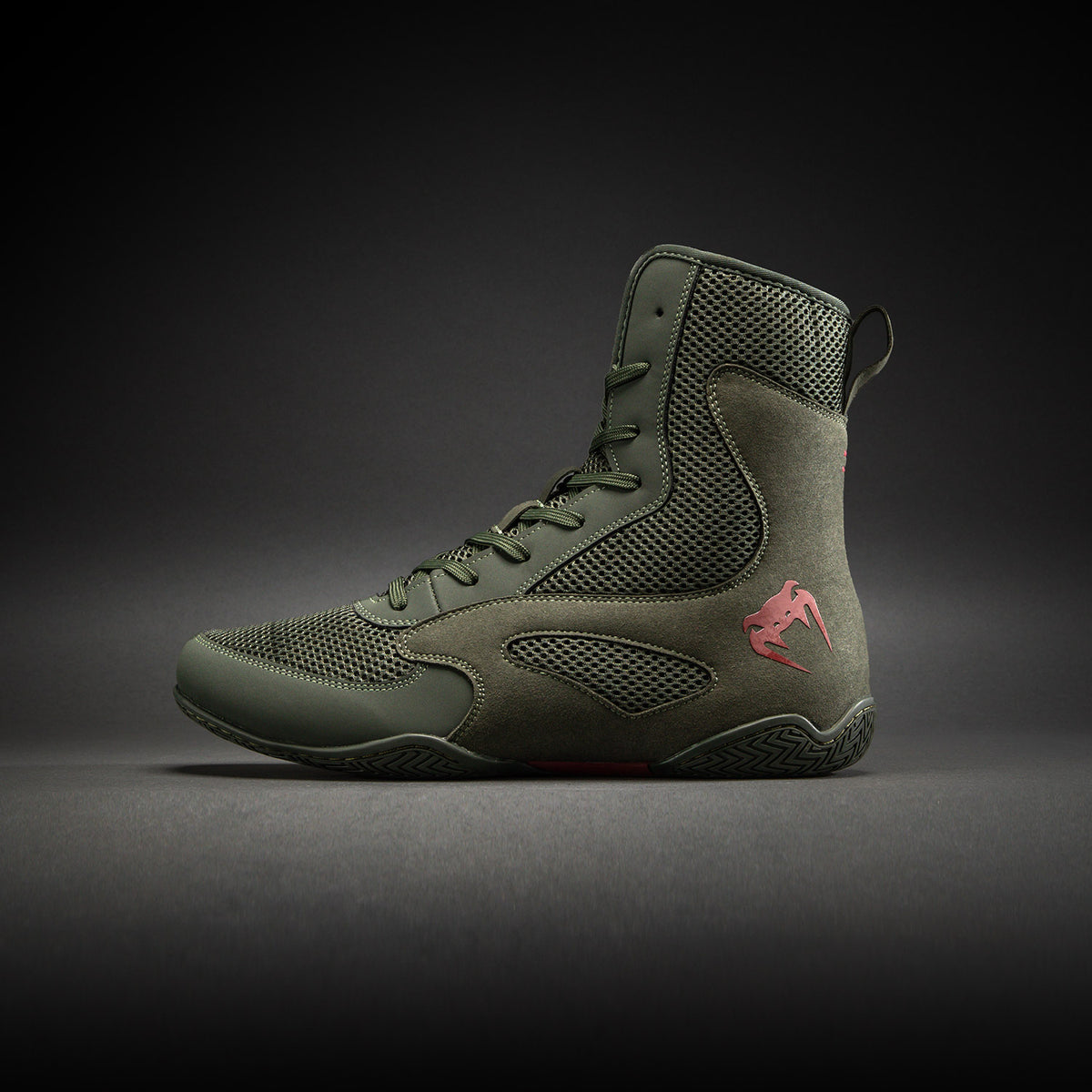 Venum Contender Scarpe da boxe - Kaki/Rosso