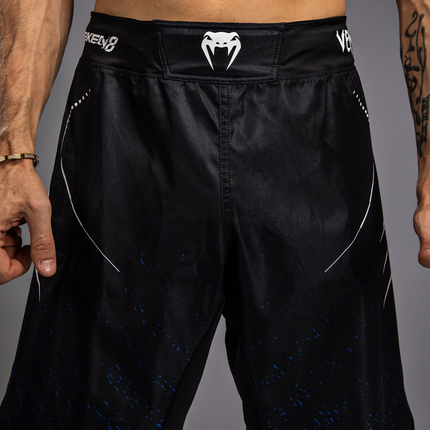 Venum x TEKKEN 8 - Jin Kazama Pantaloni da Combattimento - Blu/Nero/Bianco