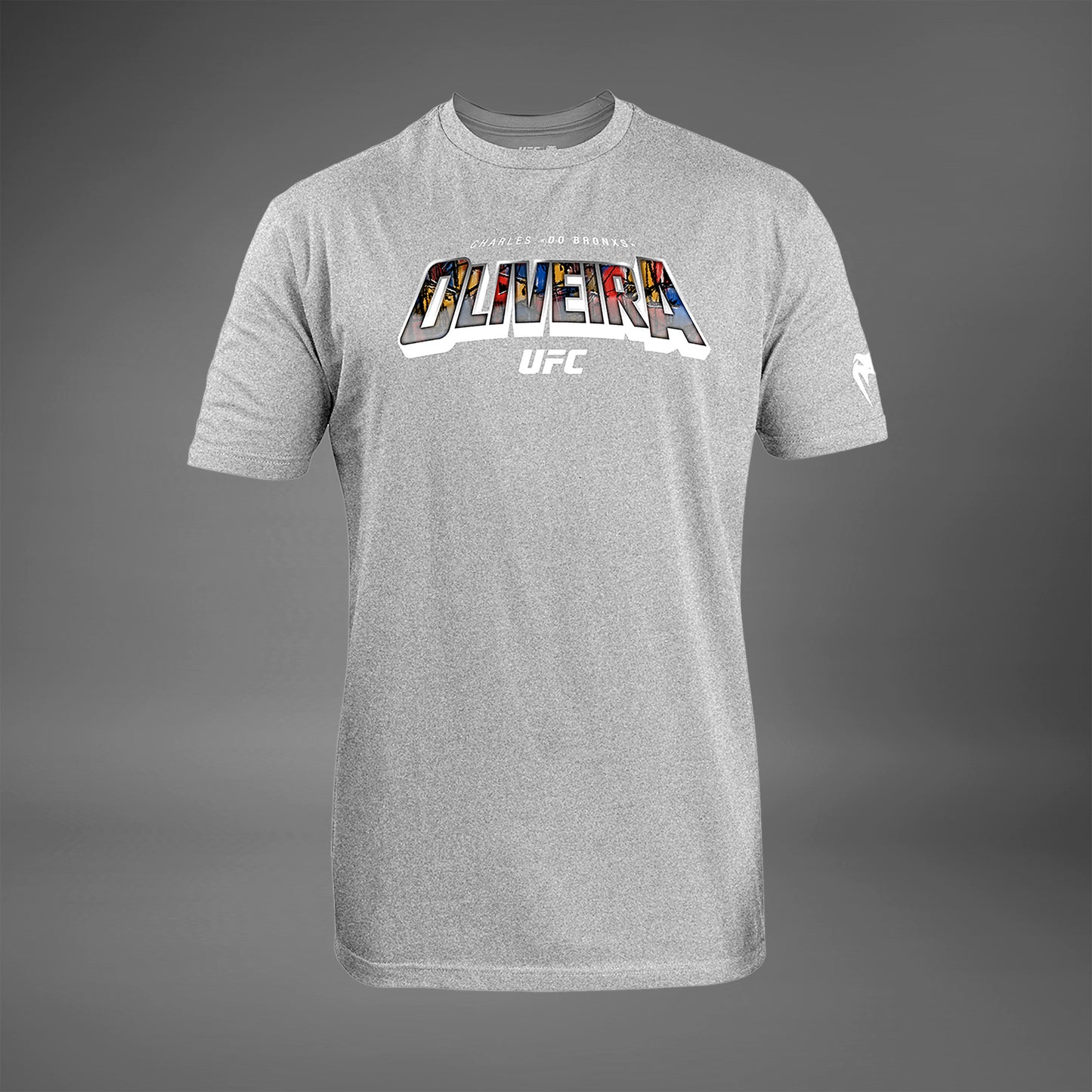 UFC Unrivaled by Venum Charles Oliveira Maglietta Uomini - Grigio Heather