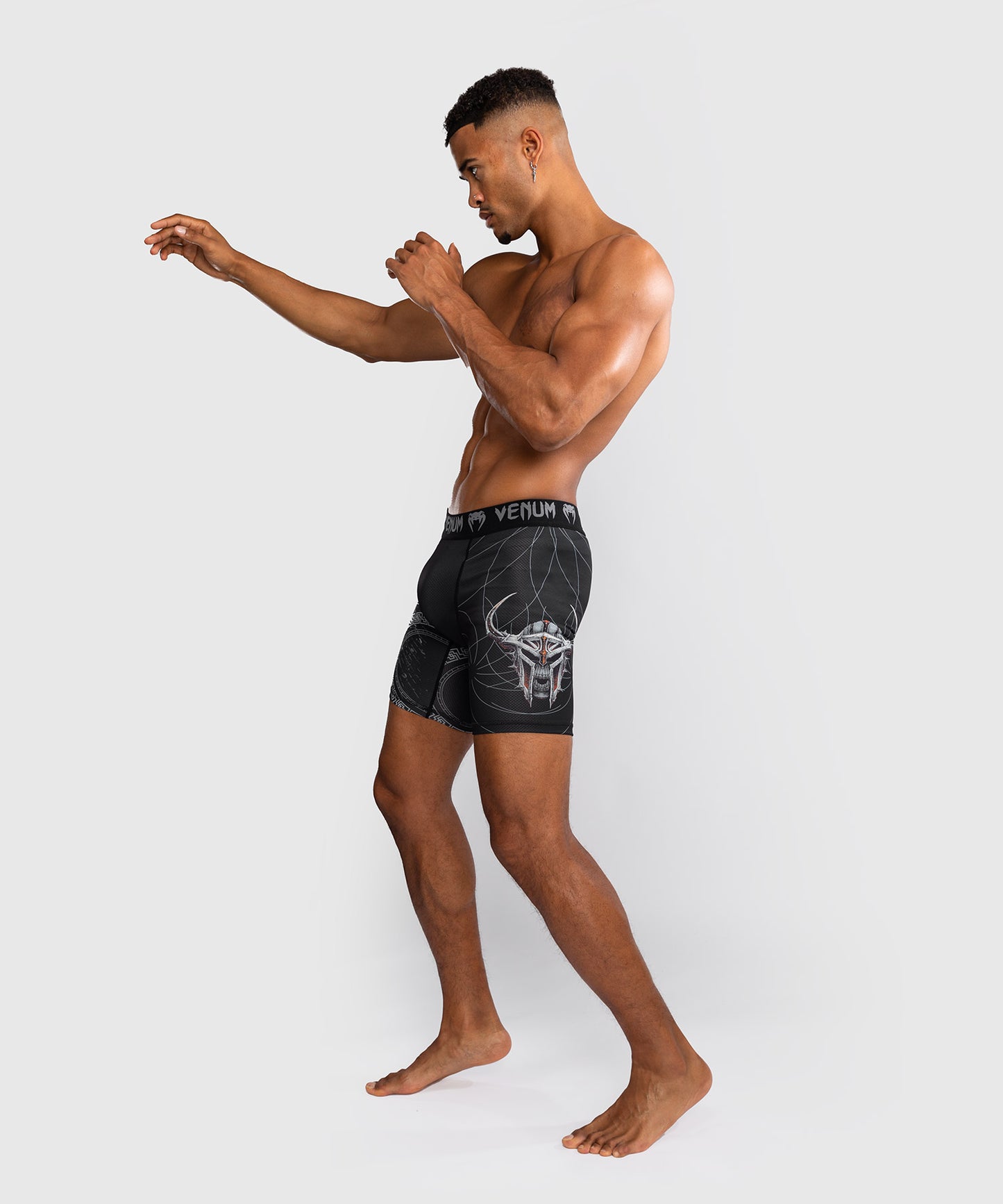 Venum Gladiator 5.0 Pantaloni Vale Tudo Da Uomo - Nero/Argento
