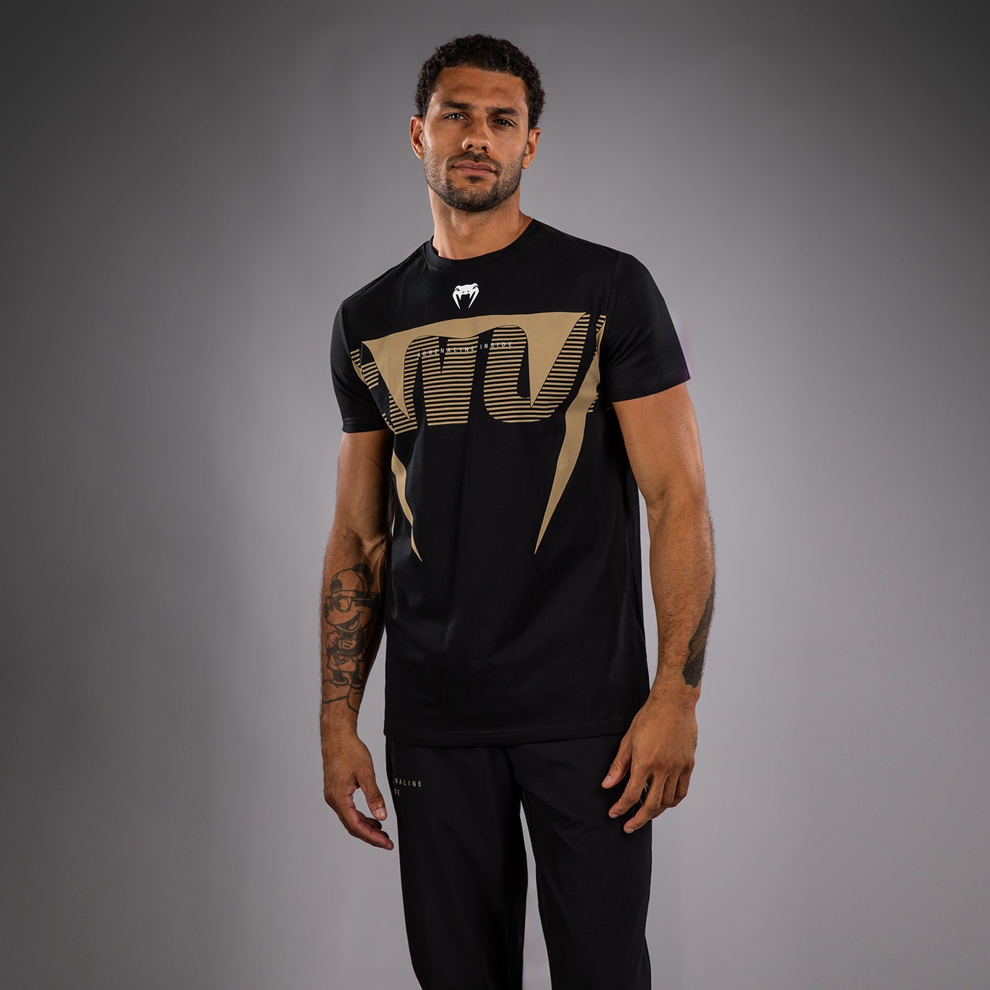 Venum Adrenaline T-Shirt – Nero/Sabbia
