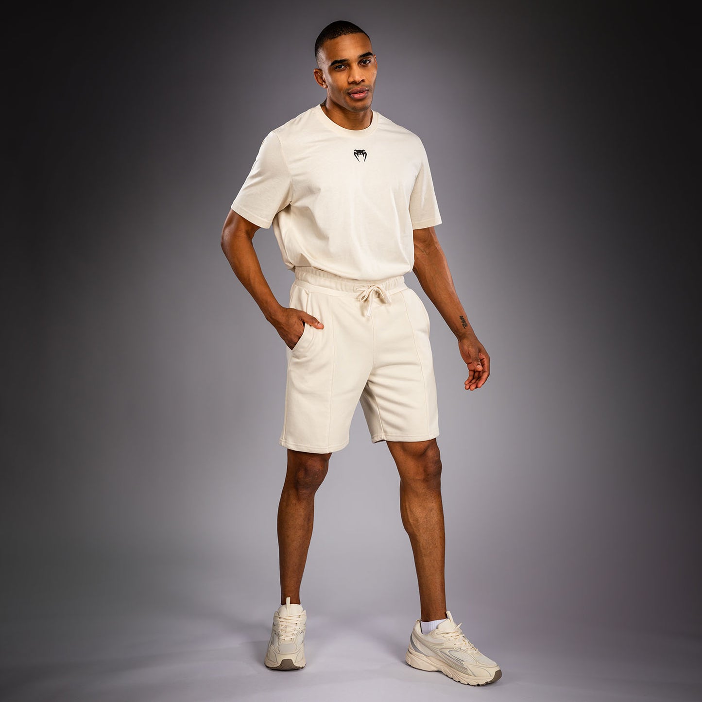 Venum Contender Fleece Pantaloncini in Cotone – Bianco Sporco