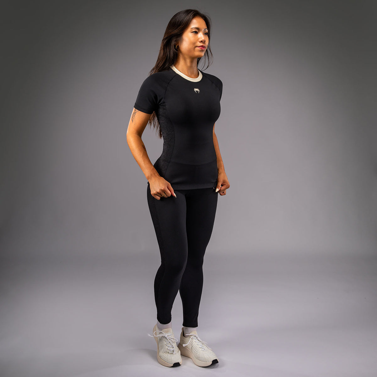 Venum Viper Rashguard a maniche corte da donna - Nero