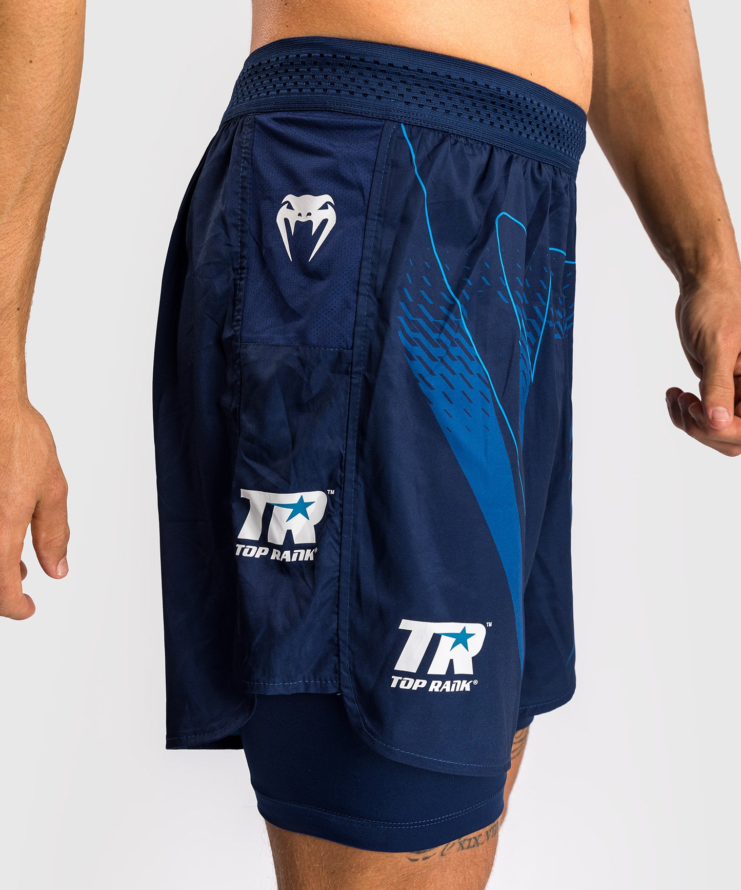 Venum x Top Rank Original Pantaloncini da Allenamento da Uomo - Blu Navy