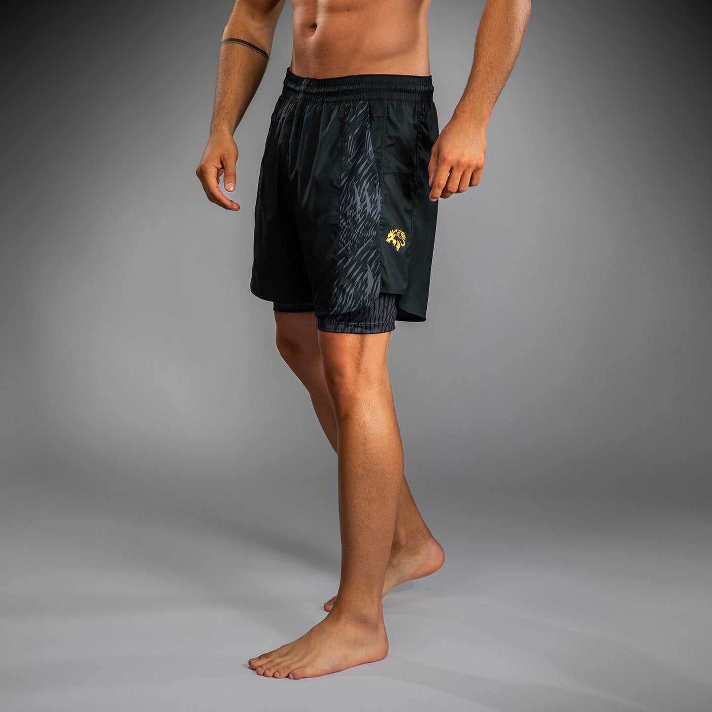 Venum x Chimaev Pantaloncini da Allenamento - Nero/Grigio