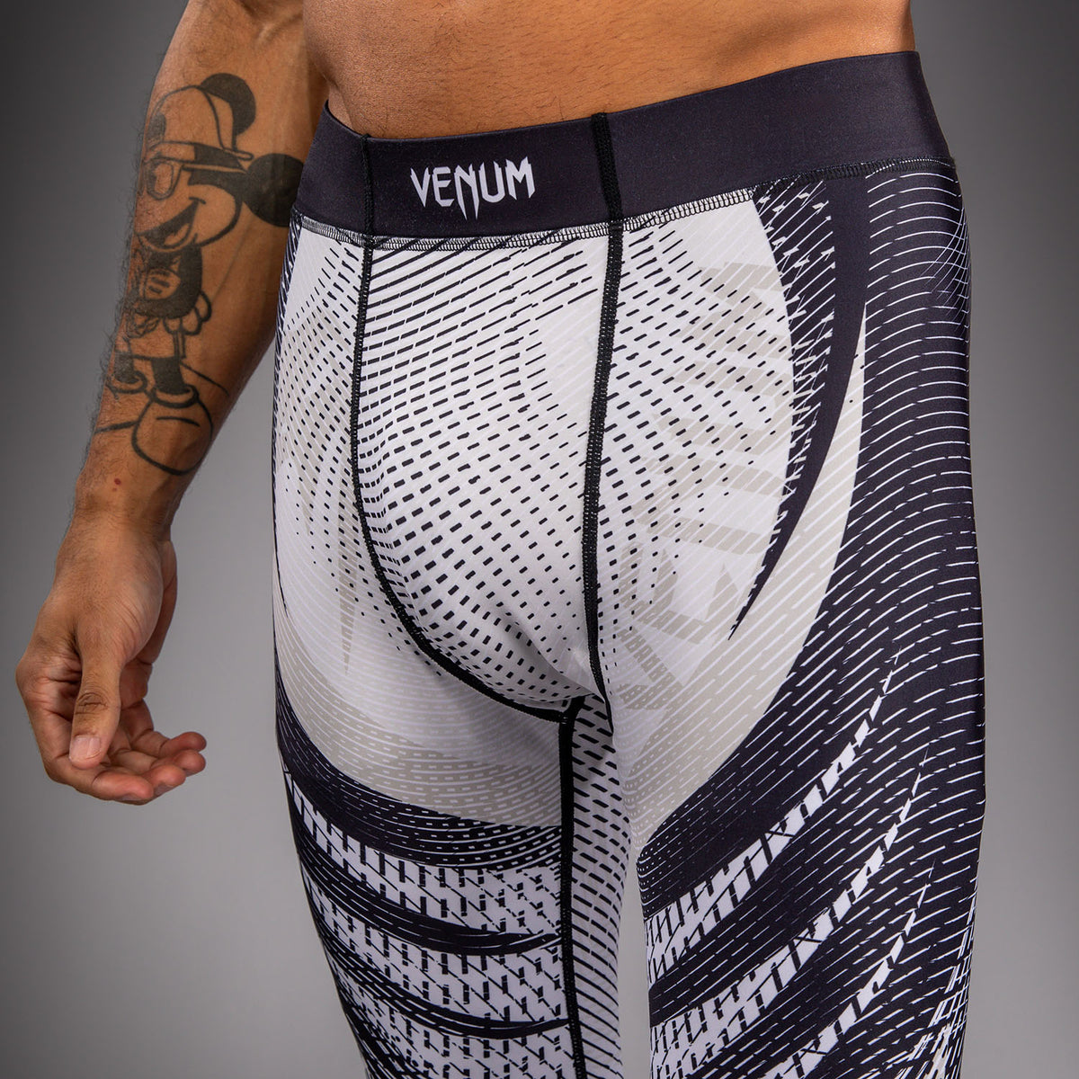 Venum Galactic 3.0 Spats - Bianco Sporco/Nero
