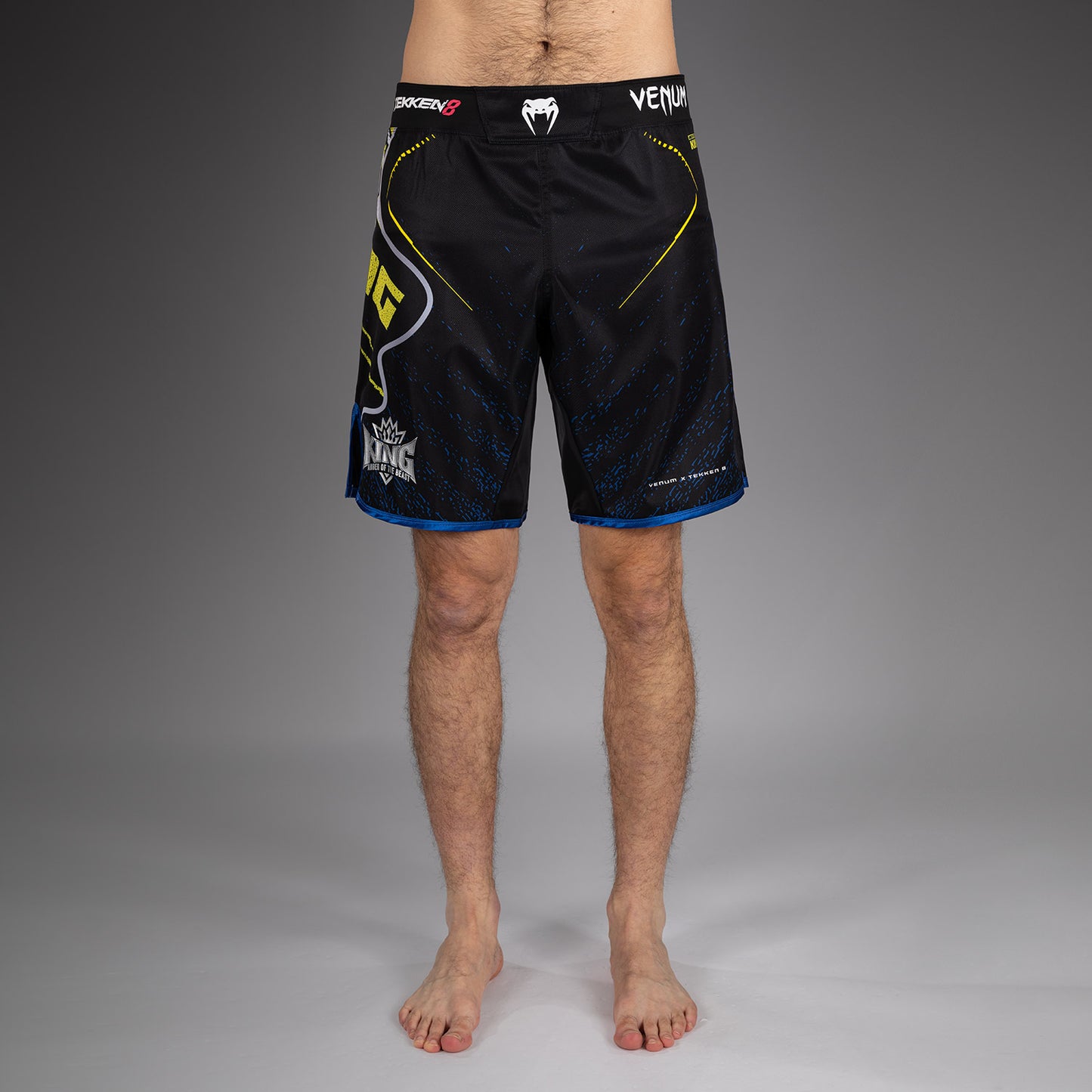 Venum x TEKKEN 8 Pantaloncini da Combattimento - King - Nero/Giallo