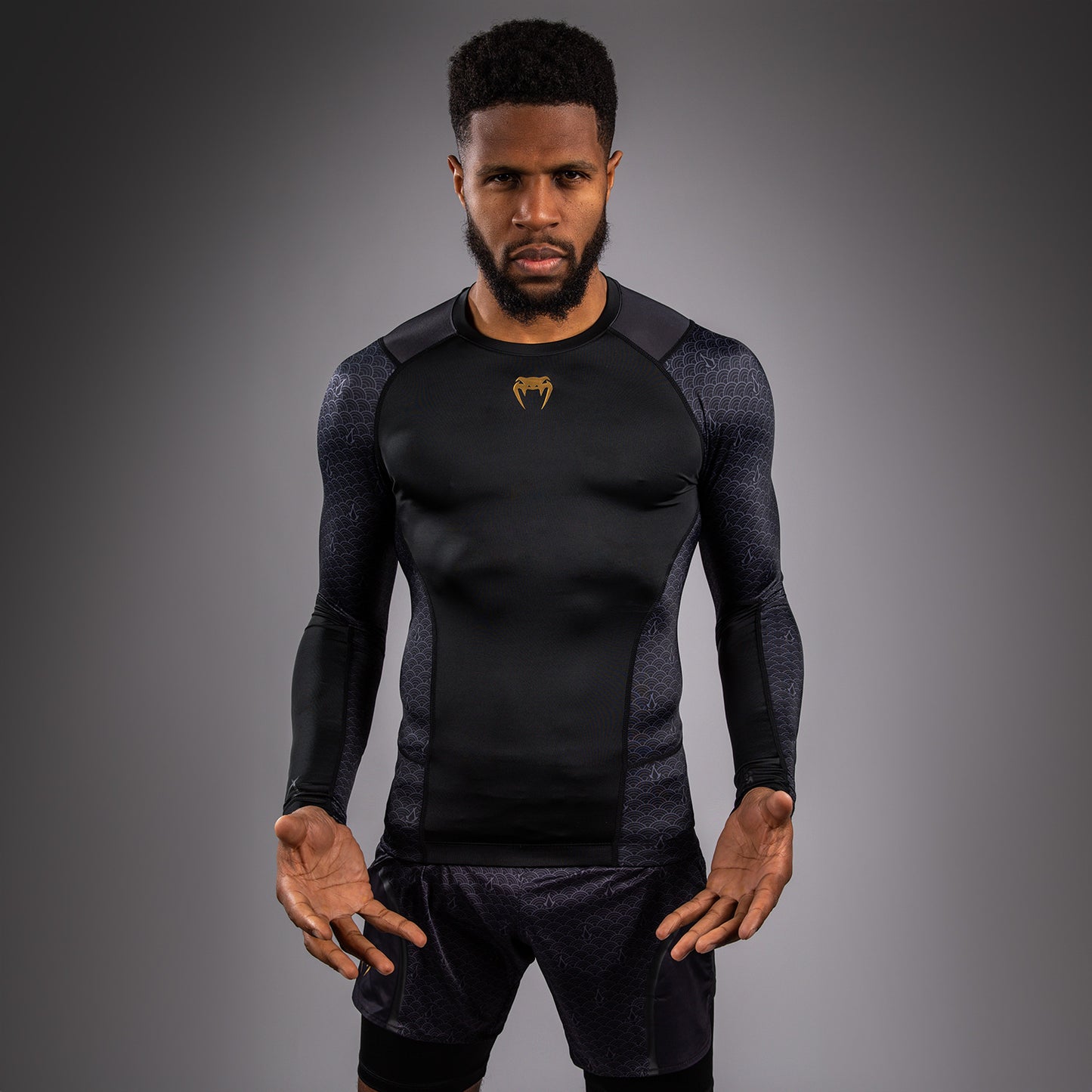 Venum x Assassin’s Creed Shadows Rashguard a maniche lunghe - Nero