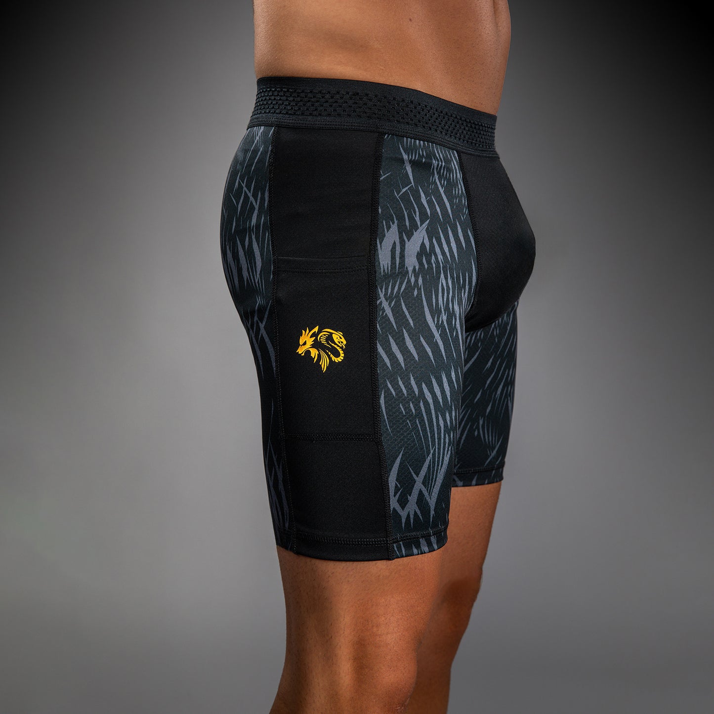 Venum x Chimaev Pantaloncini Vale Tudo - Nero/Grigio