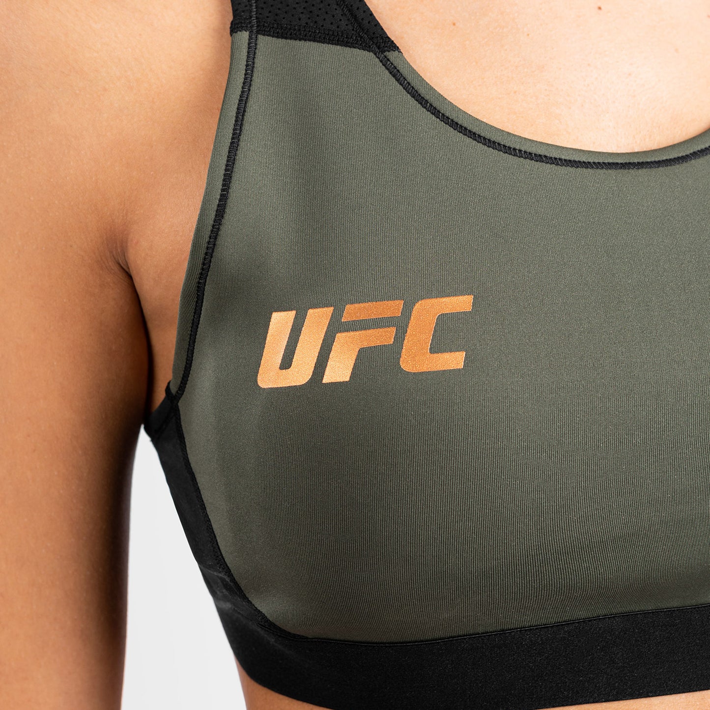 UFC Adrenaline by Venum Fight Week Reggiseno sportivo da Donna - Khaki/Bronzo