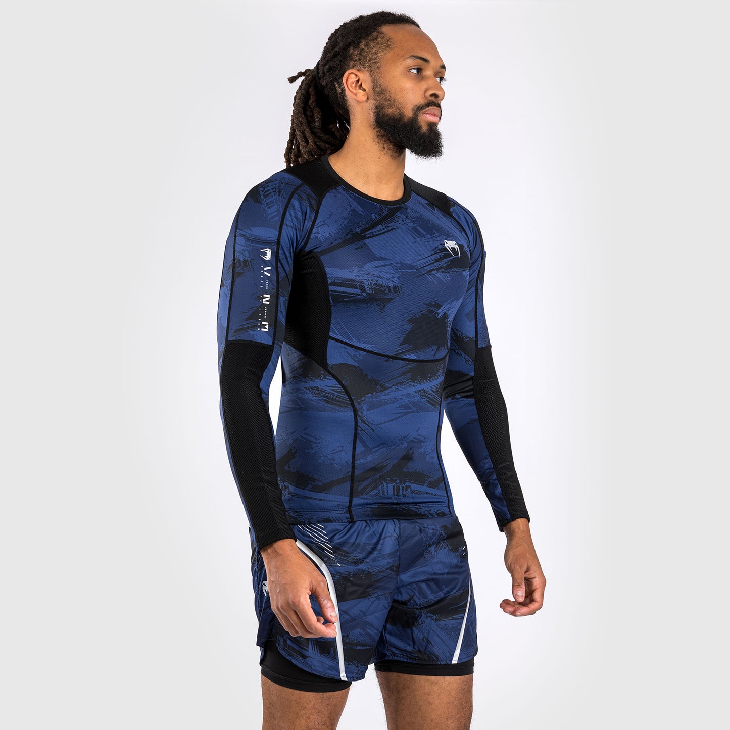 Venum Electron 3.0 Rashguard a manica lunga - Navy