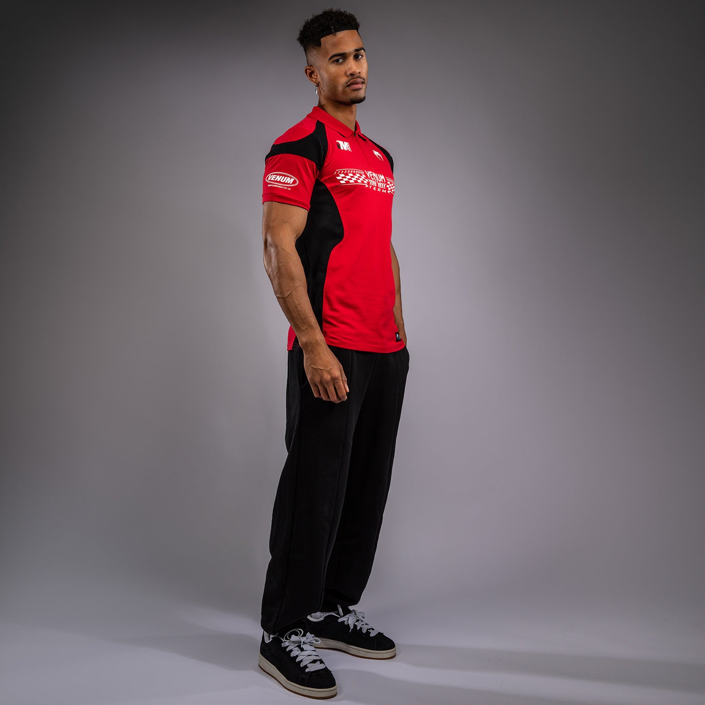 Venum Motorsport Polo in Cotone - Rosso Racer