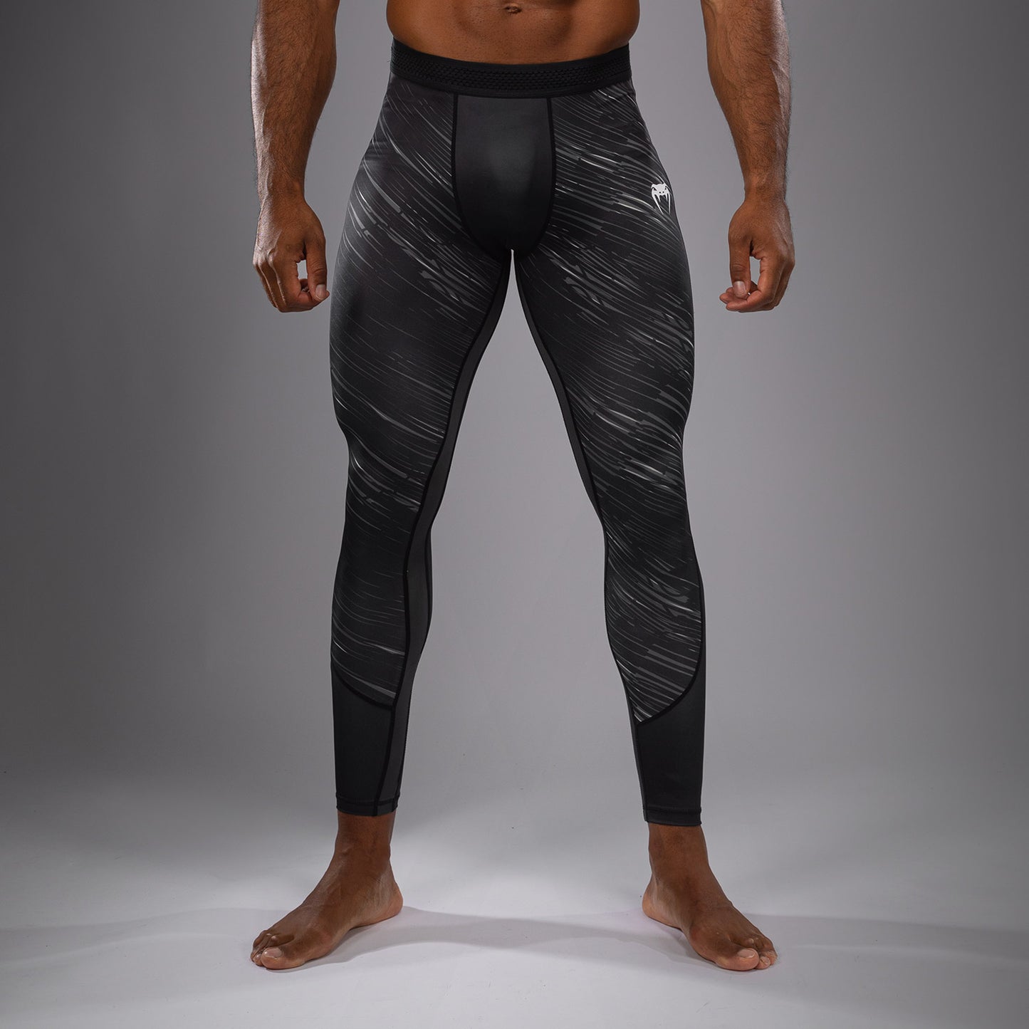 Venum Rapid Pantaloni a compressione - Nero/Grigio Tempesta