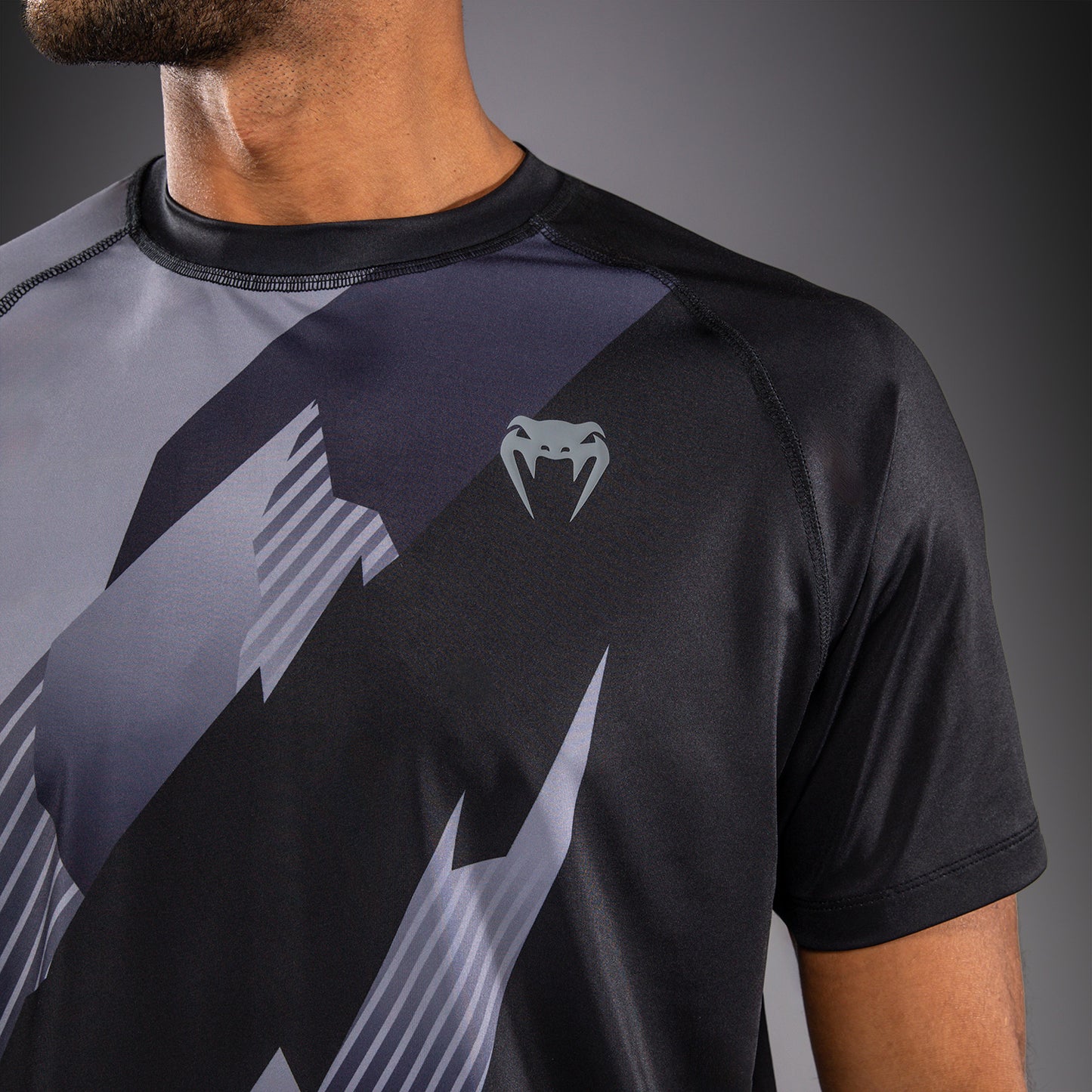 Venum No-Gi 6.0 Maglietta Dry Tech - Nero/Grigio