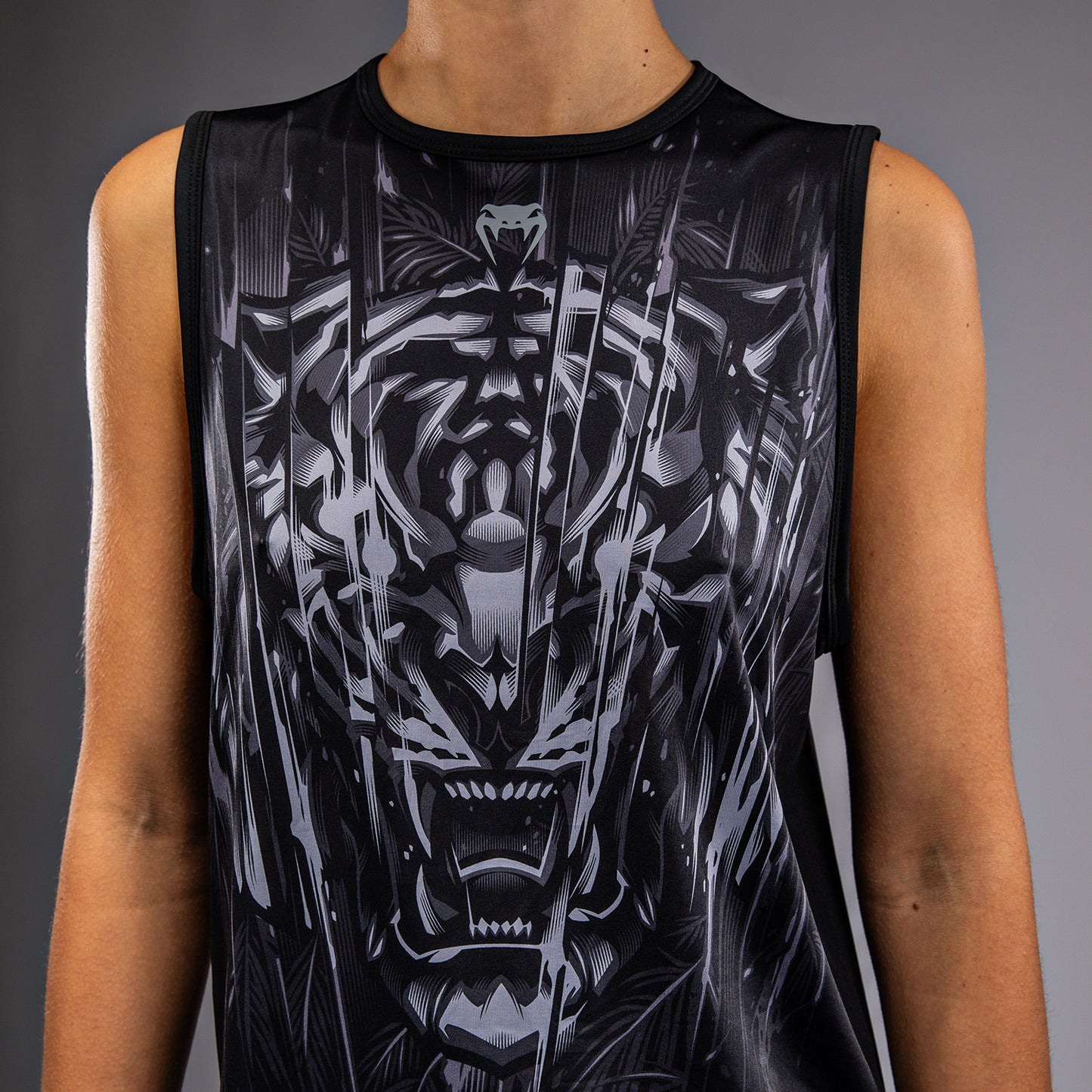 Venum Tiger Top Donna - Nero/Argento