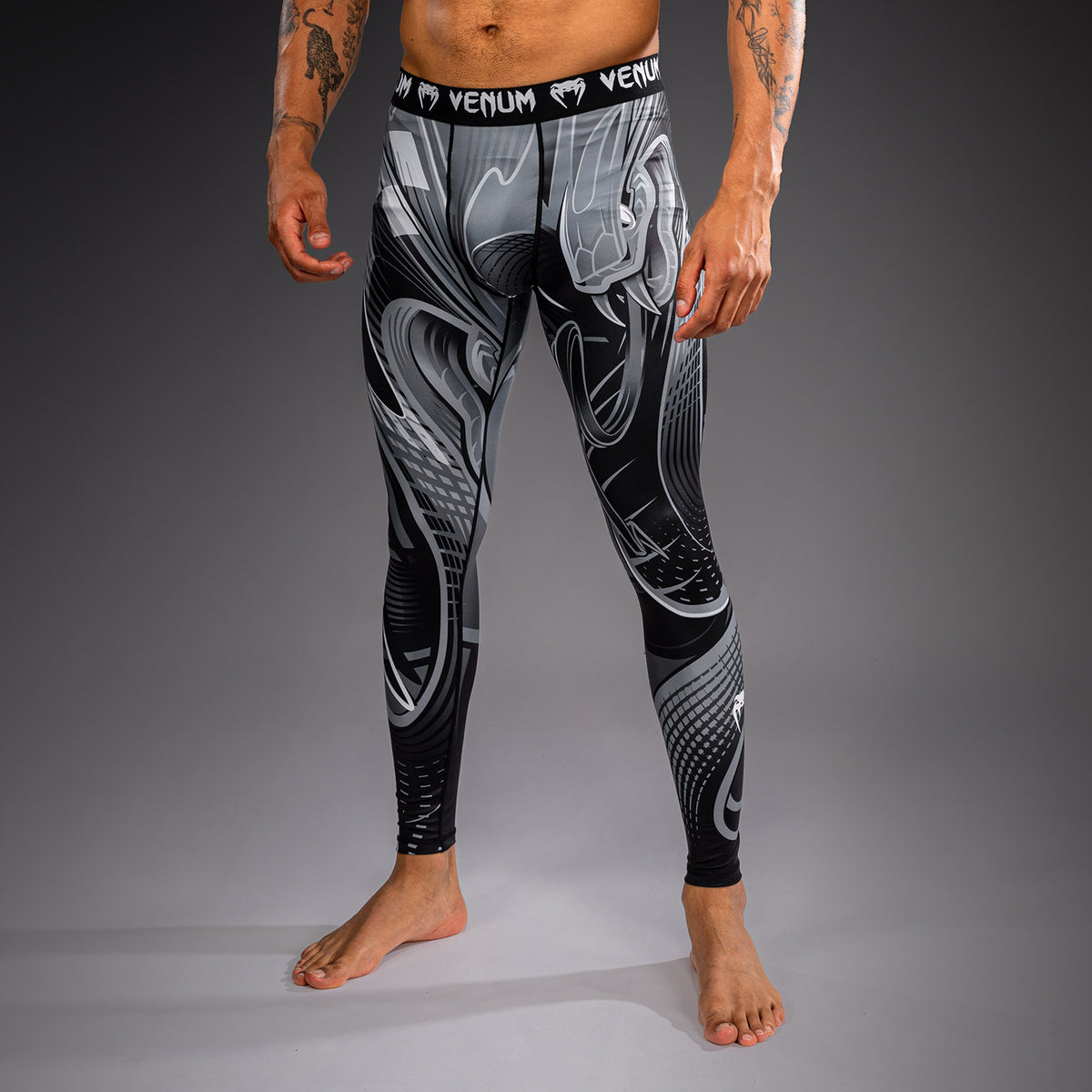 Venum Crimson Viper 2.0 Leggings a compressione - Nero/Grigio
