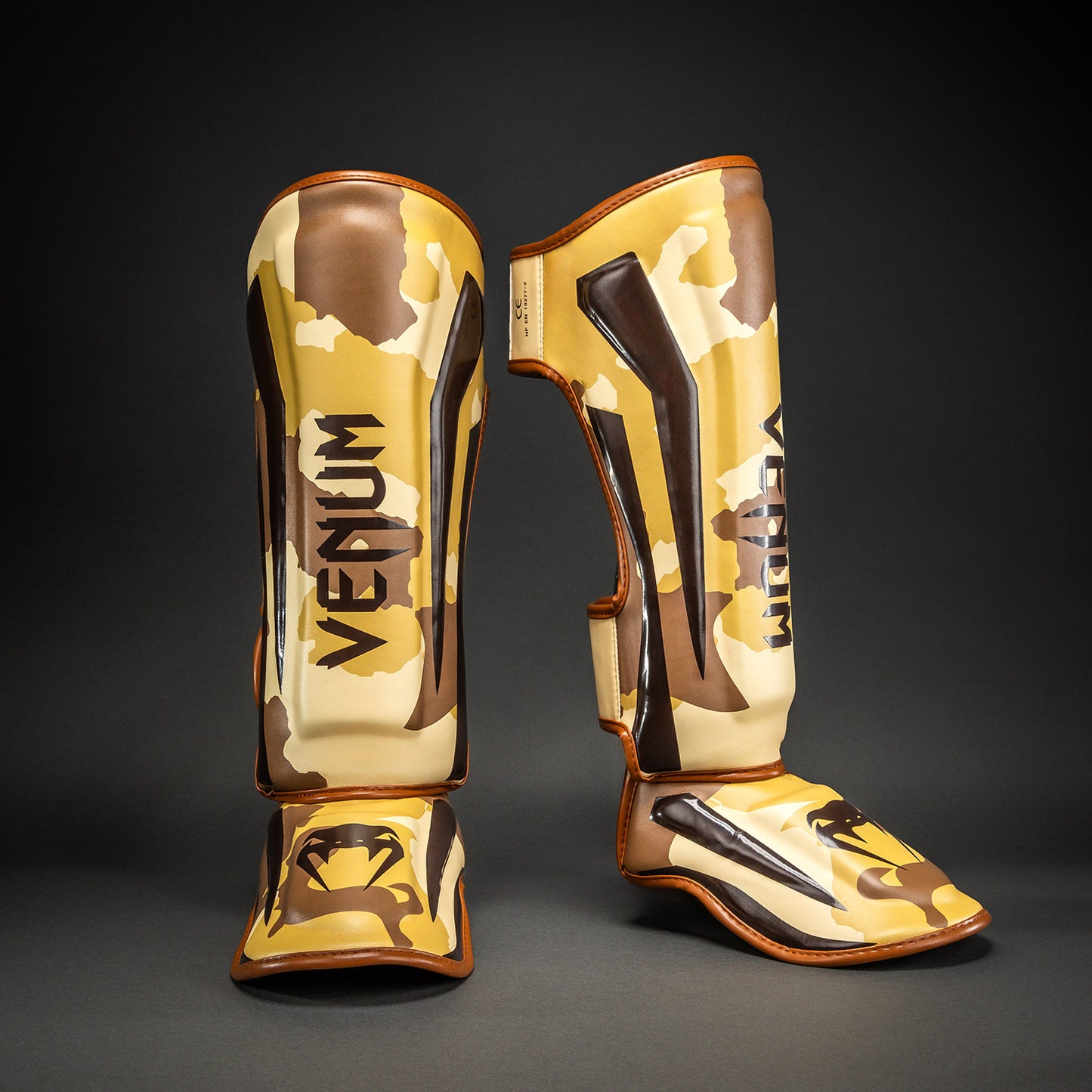Venum Elite Paratibie - Beige Chiaro/Marrone