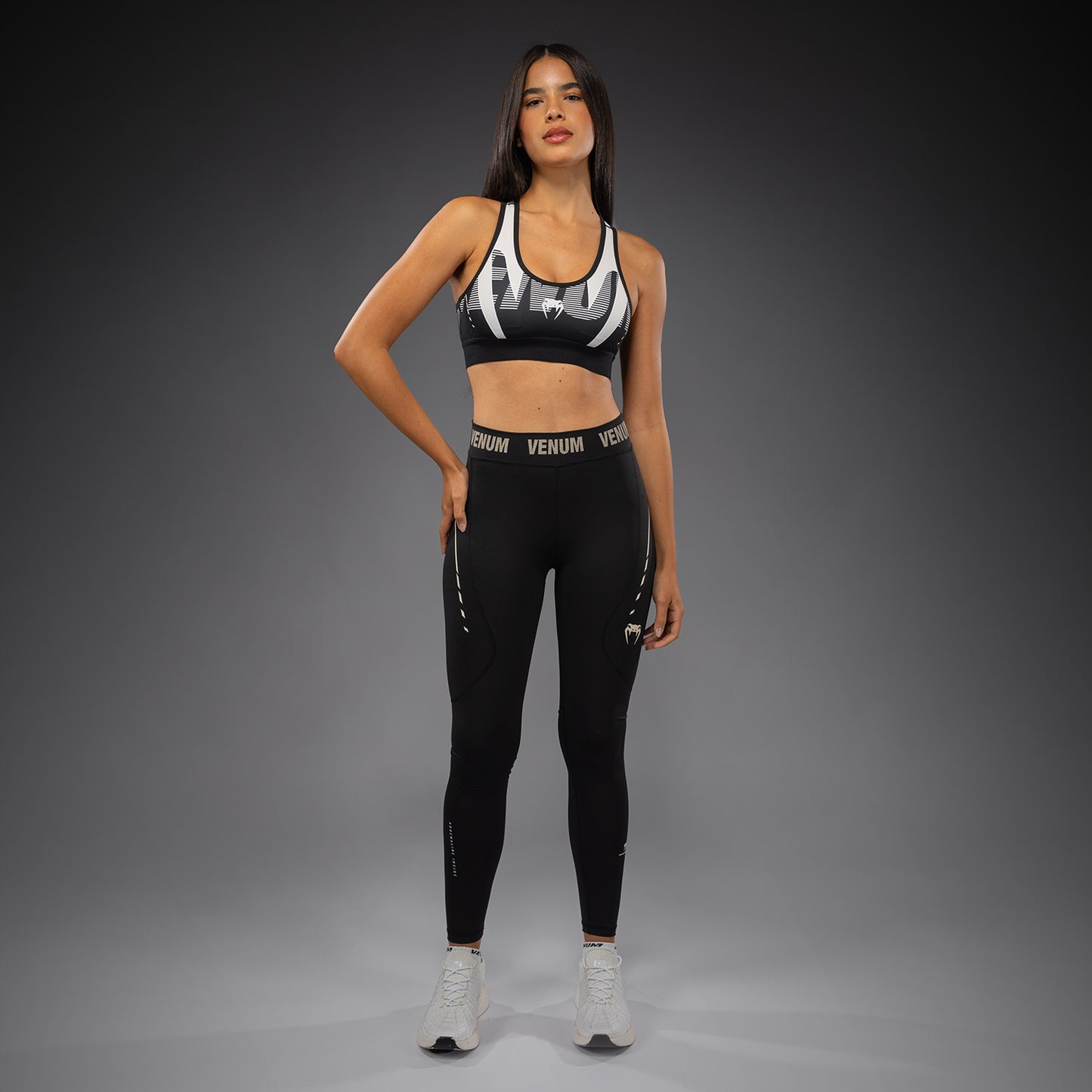 Venum Adrenaline Leggings da donna – Nero/Avorio