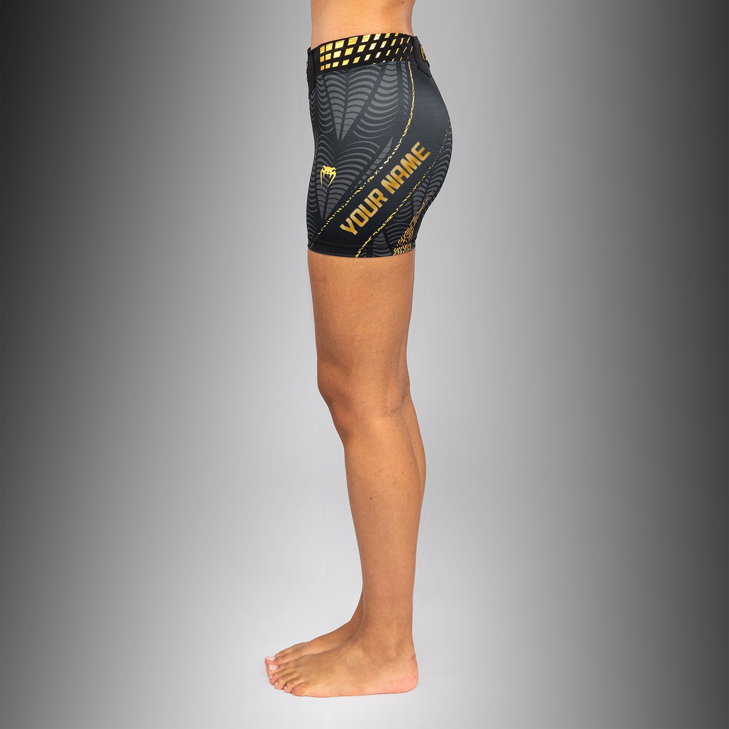 UFC Zenith by Venum Authentic Fight Night Pantaloncini Vale Tudo Fit corto Donna Personalizzato - Champion