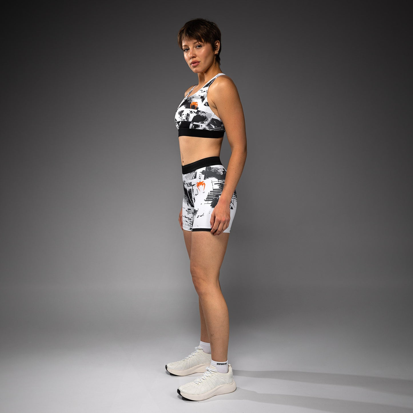 UFC Zenith by Venum Authentic Fight Week Pantaloncini Vale Tudo Performance Donna - Bianco