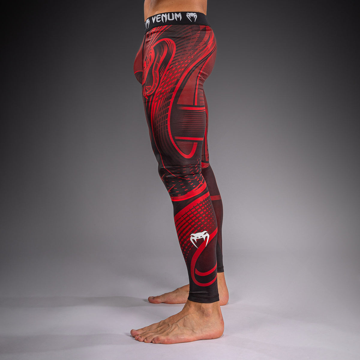 Venum Crimson Viper 2.0 Leggings a compressione - Nero/Rosso
