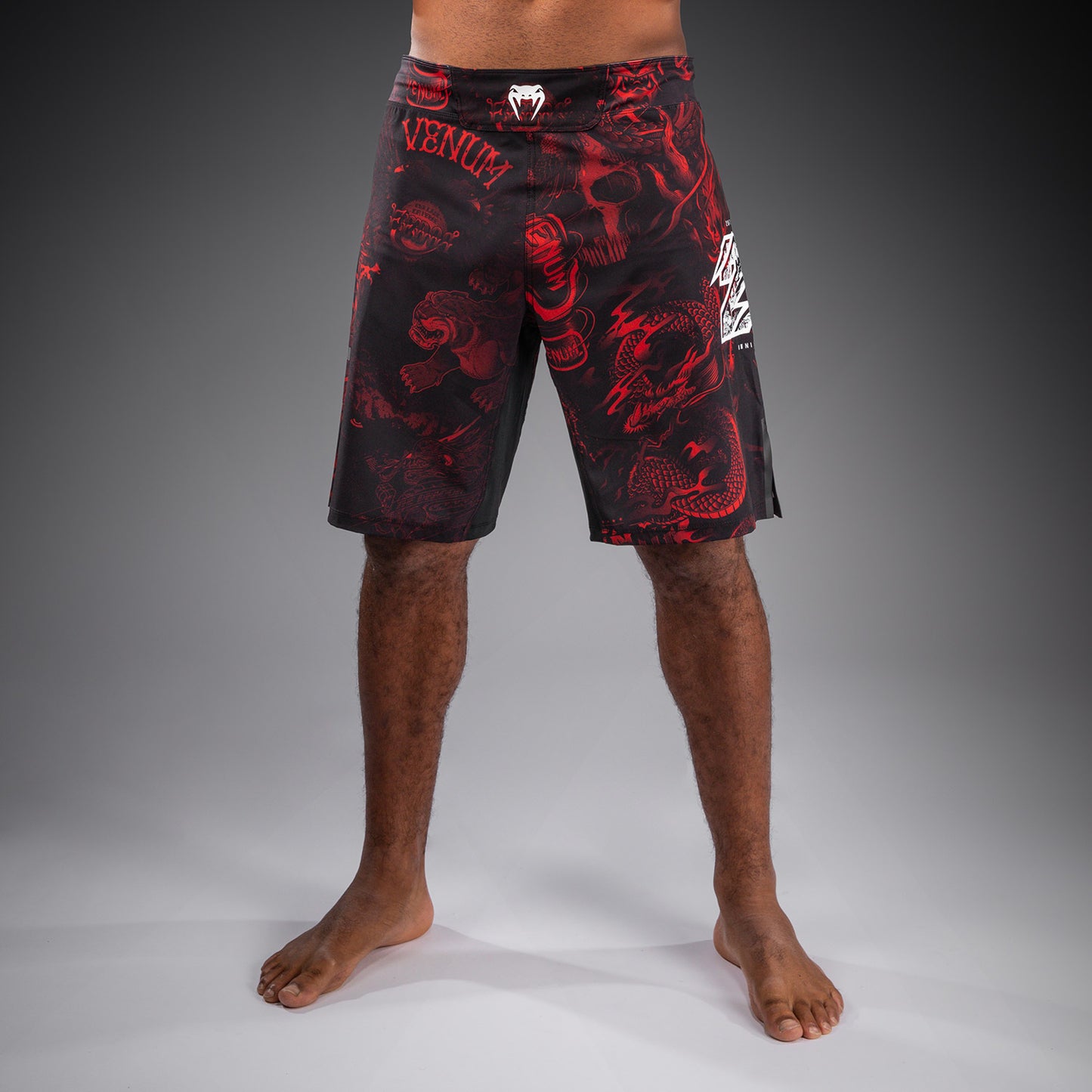 Venum 20th Anniversary Pantaloncini da Combattimento - Nero/Rosso