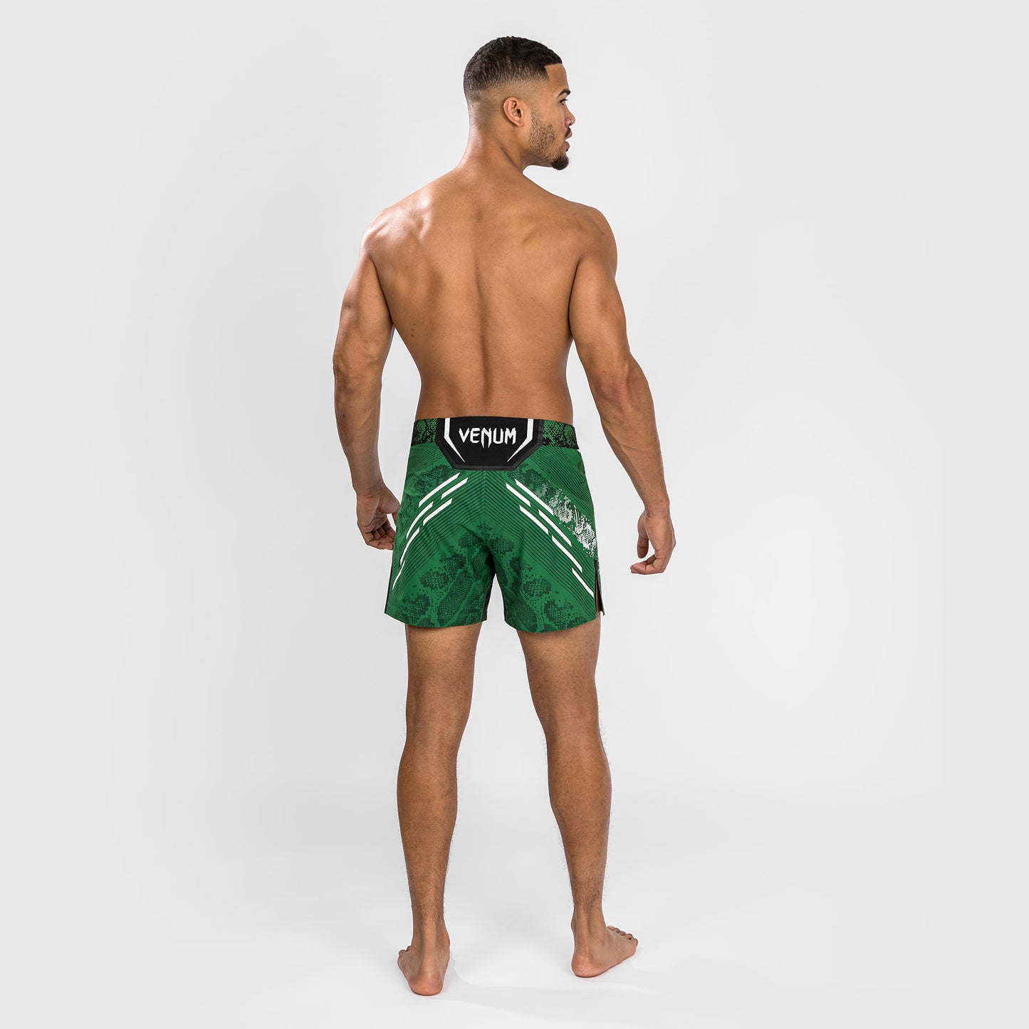 Pantaloncini da combattimento UFC Adrenaline by Venum personalizzati Authentic Fight Night Uomo - Short Fit - Verde