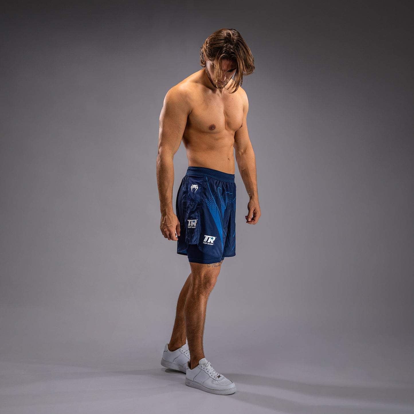Venum x Top Rank Original Pantaloncini da Allenamento da Uomo - Blu Navy