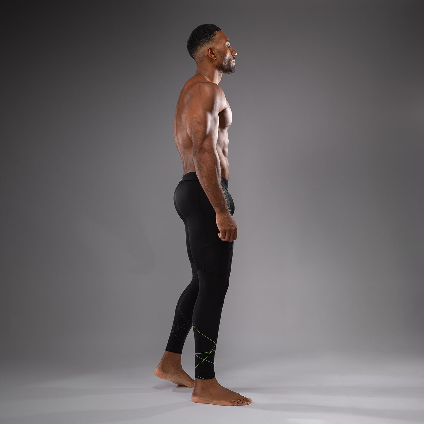 Venum Training Camp 4.0 Pantaloni a compressione - Nero/Verde chiaro