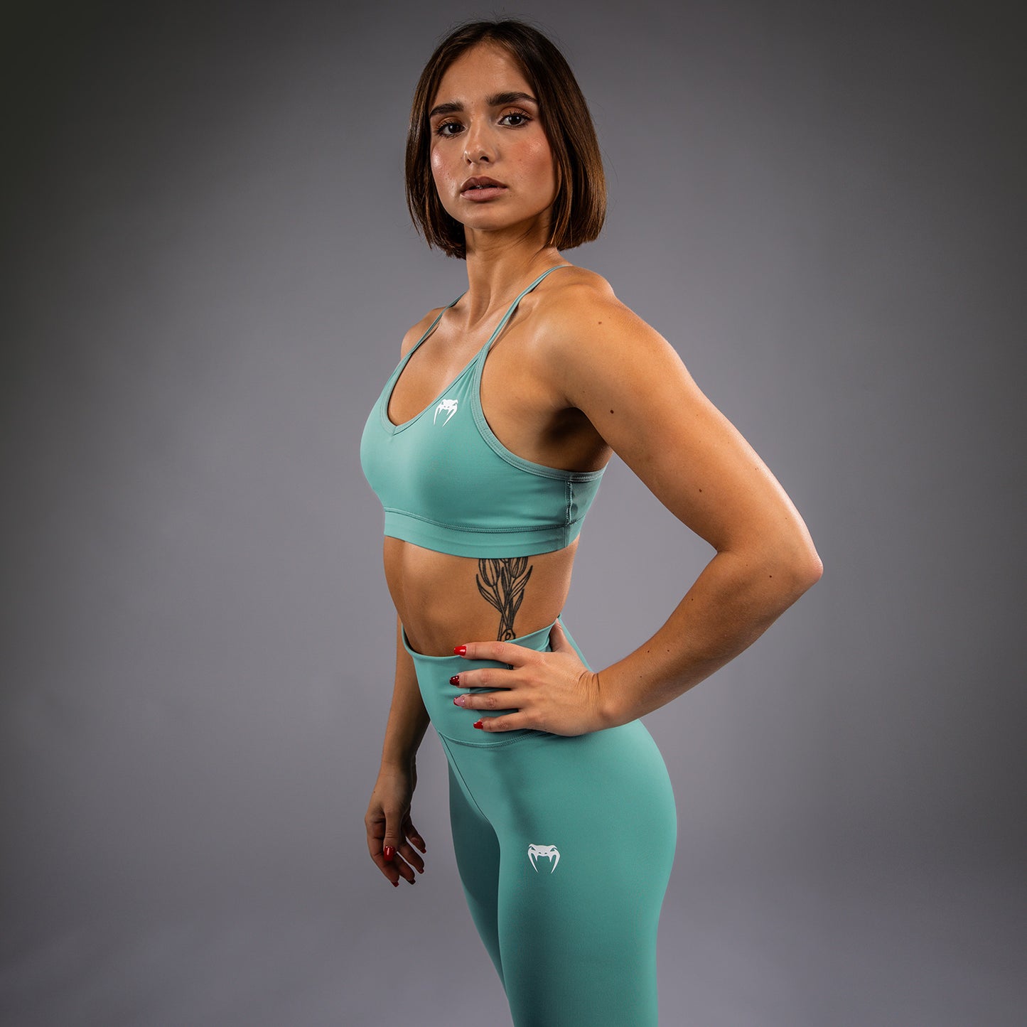 Venum Essential Low Impact Sports Bra da Donna - Verde Acqua