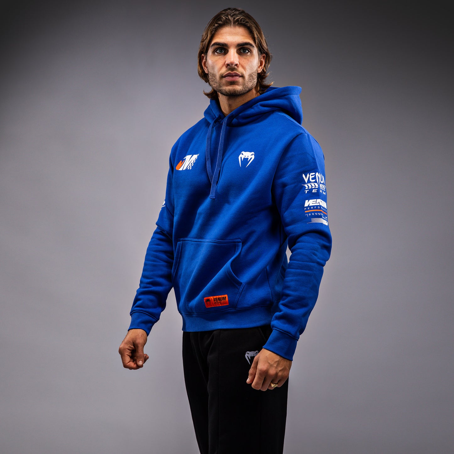 Venum Motorsport Felpa con Cappuccio - Blu Royal