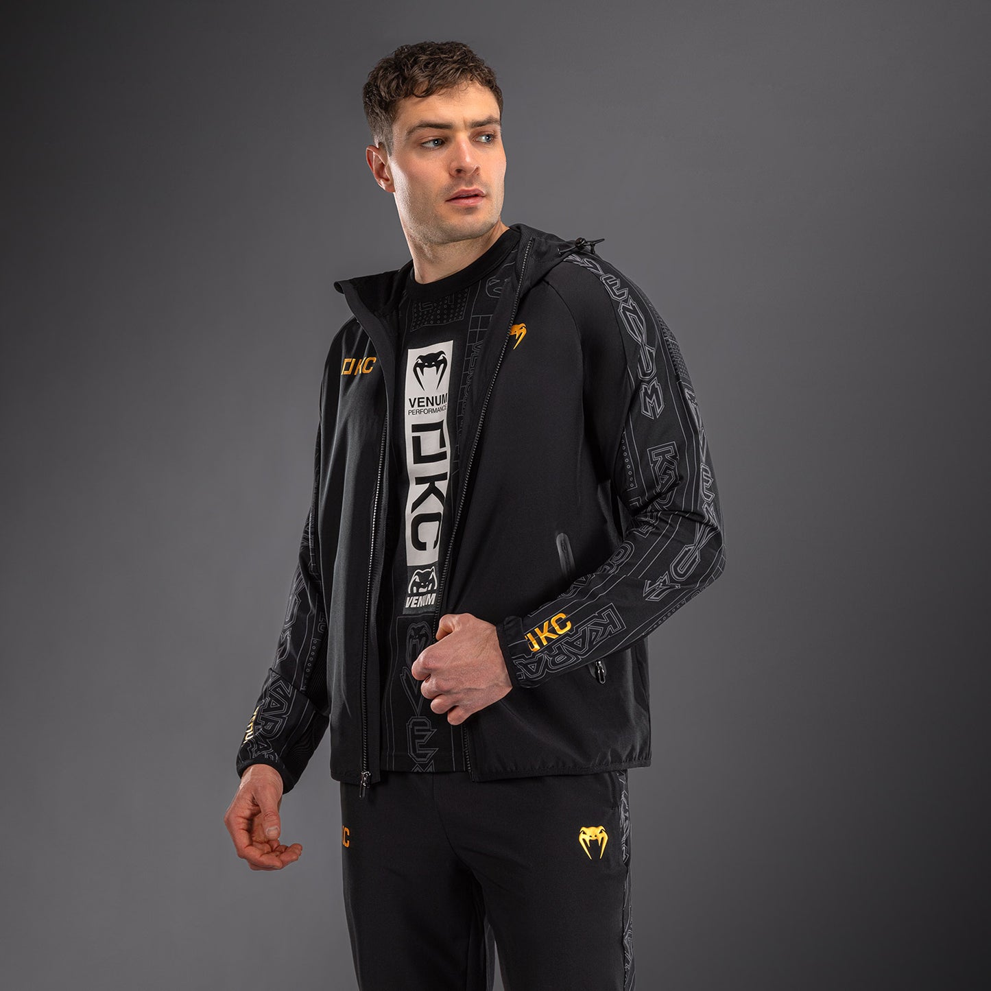 Karate Combat by Venum Giacca da Tuta – Nero/Grigio