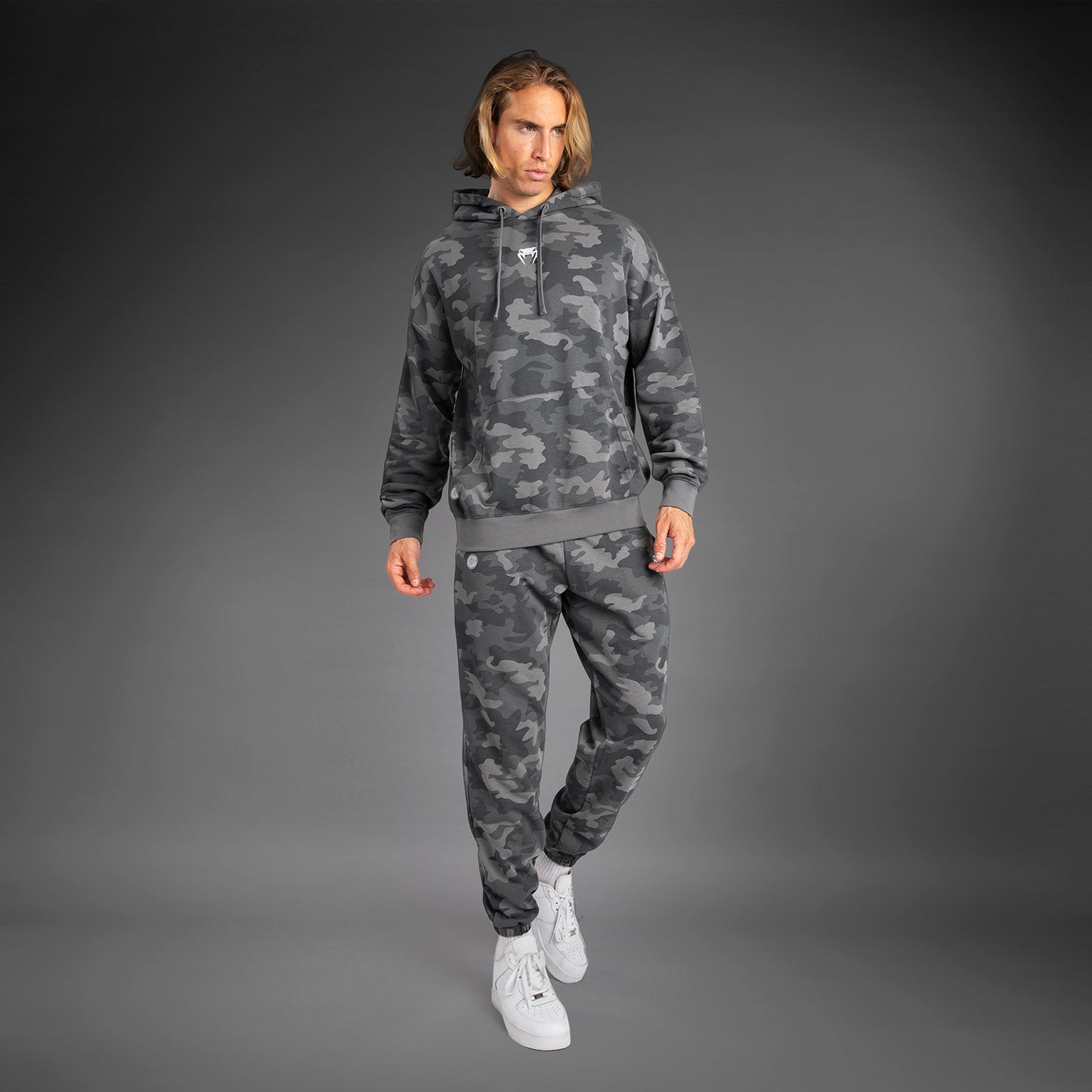 Venum Vortex XL Felpa con cappuccio da Uomo - Camo antracite
