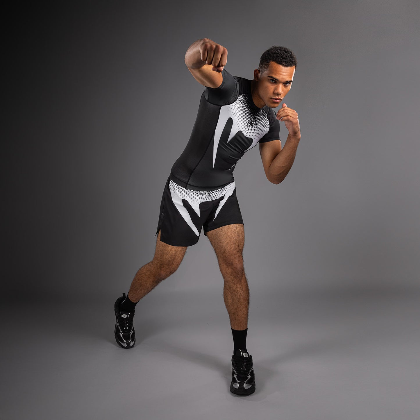 Venum No Gi Rashguards - Nero/Bianco